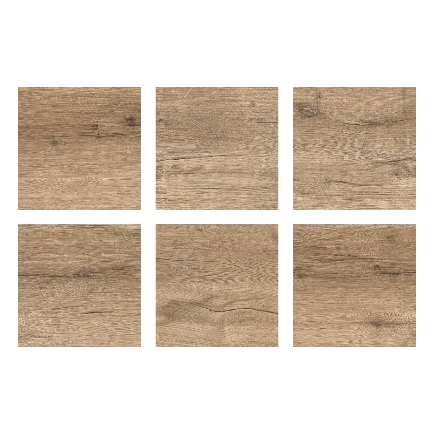 FloorPops Pickling Peel & Stick Floor Tiles