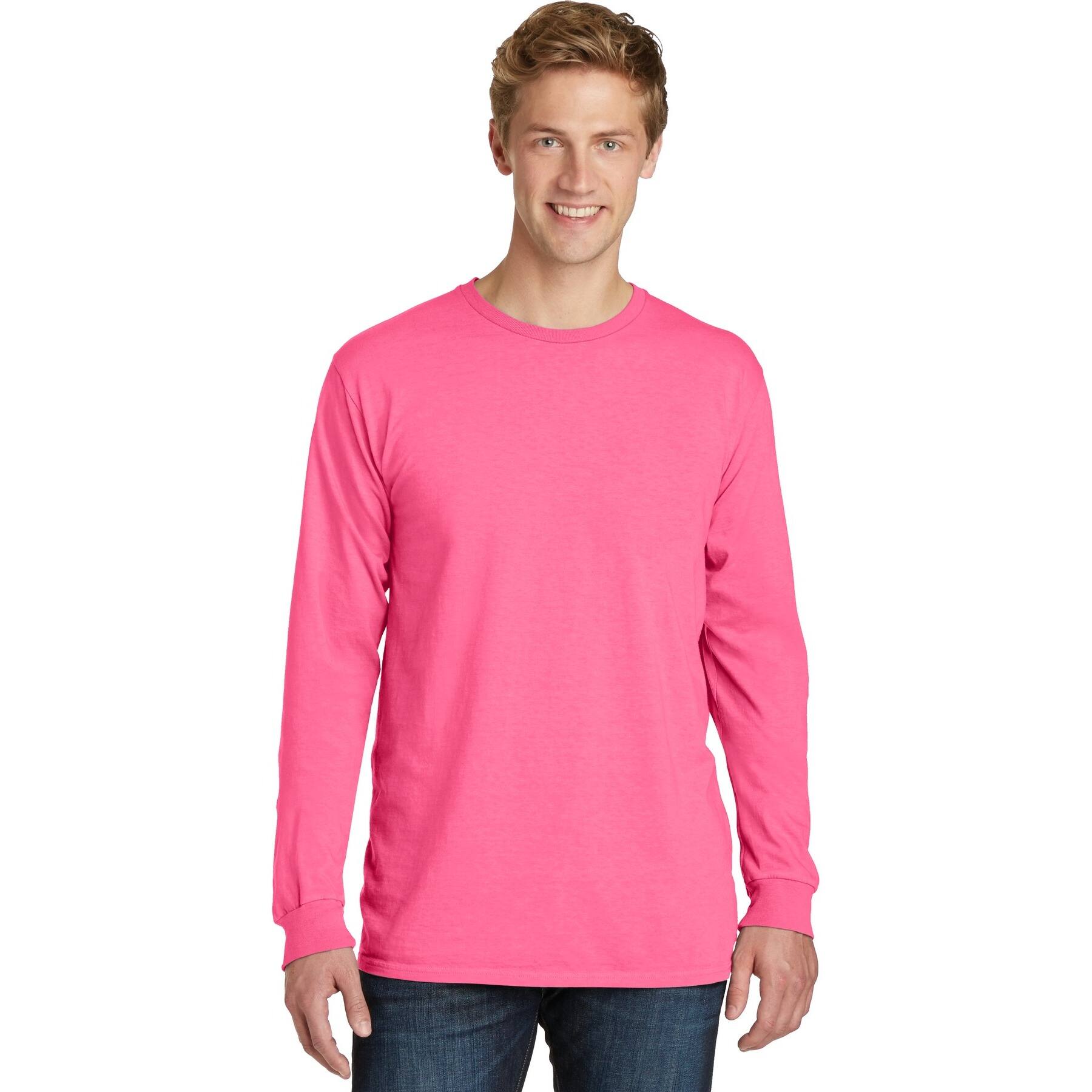 Port & Company® Beach Wash® Colors Garment-Dyed Long Sleeve Tee