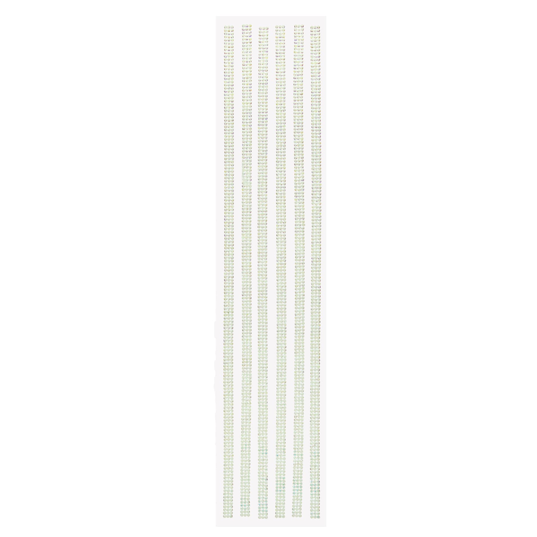 12 Packs: 6 ct. (72 total) Clear Iridescent Micro Gem Strips by Recollections™