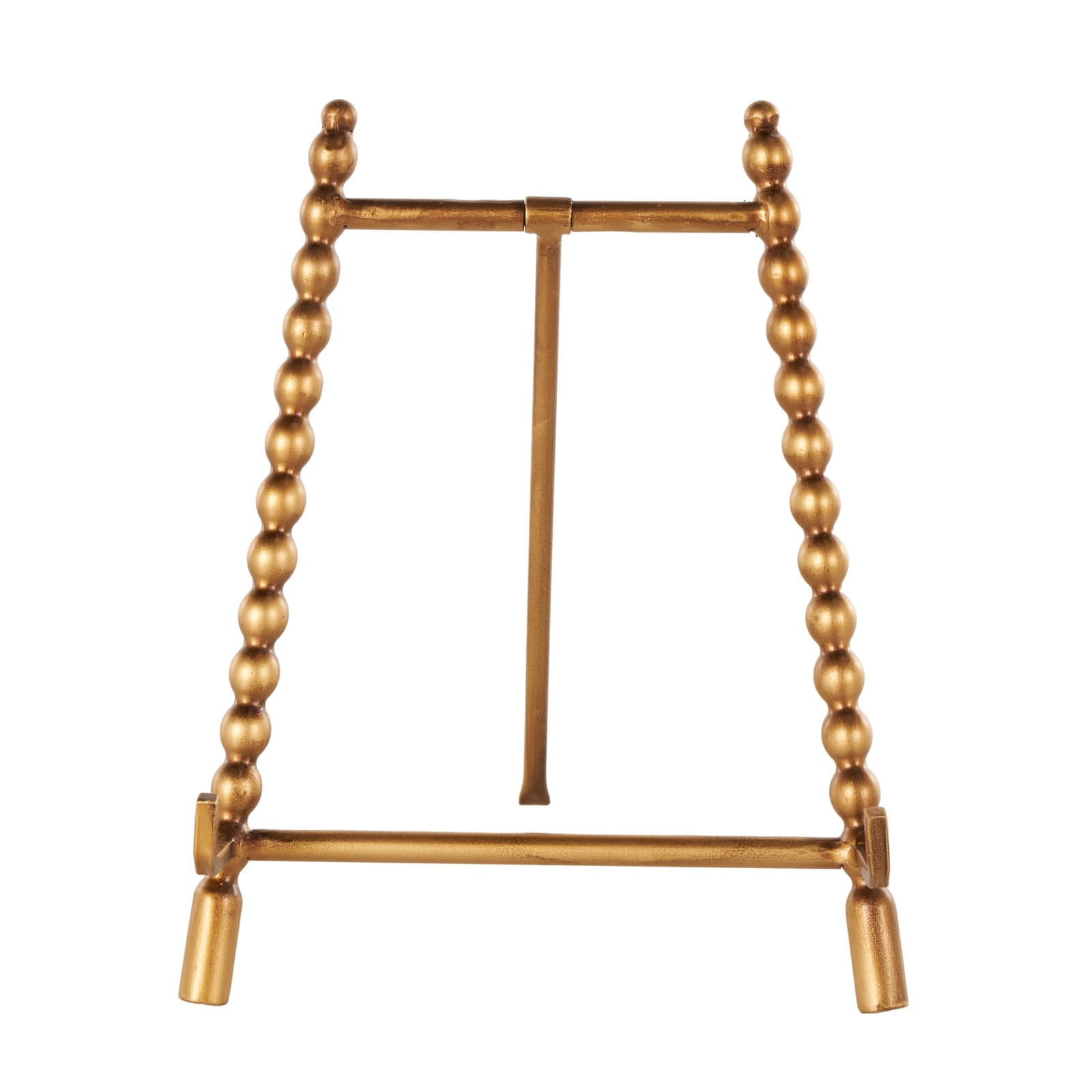 9" x 11" Gold Metal Abstract Wide Display Easel