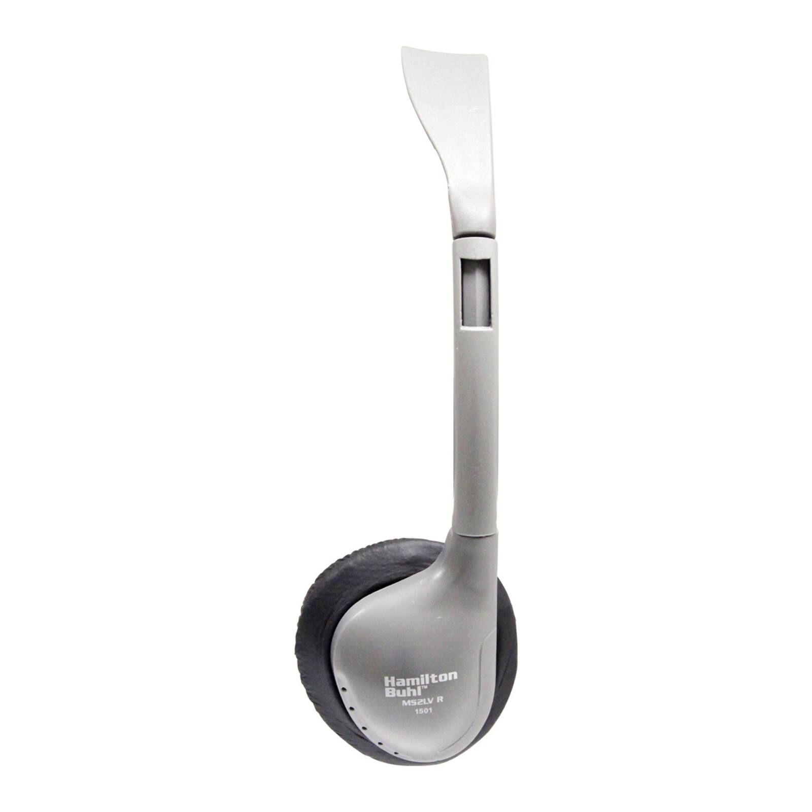 HamiltonBuhl® MS2LV Personal Stereo/Mono Volume Control Headphones