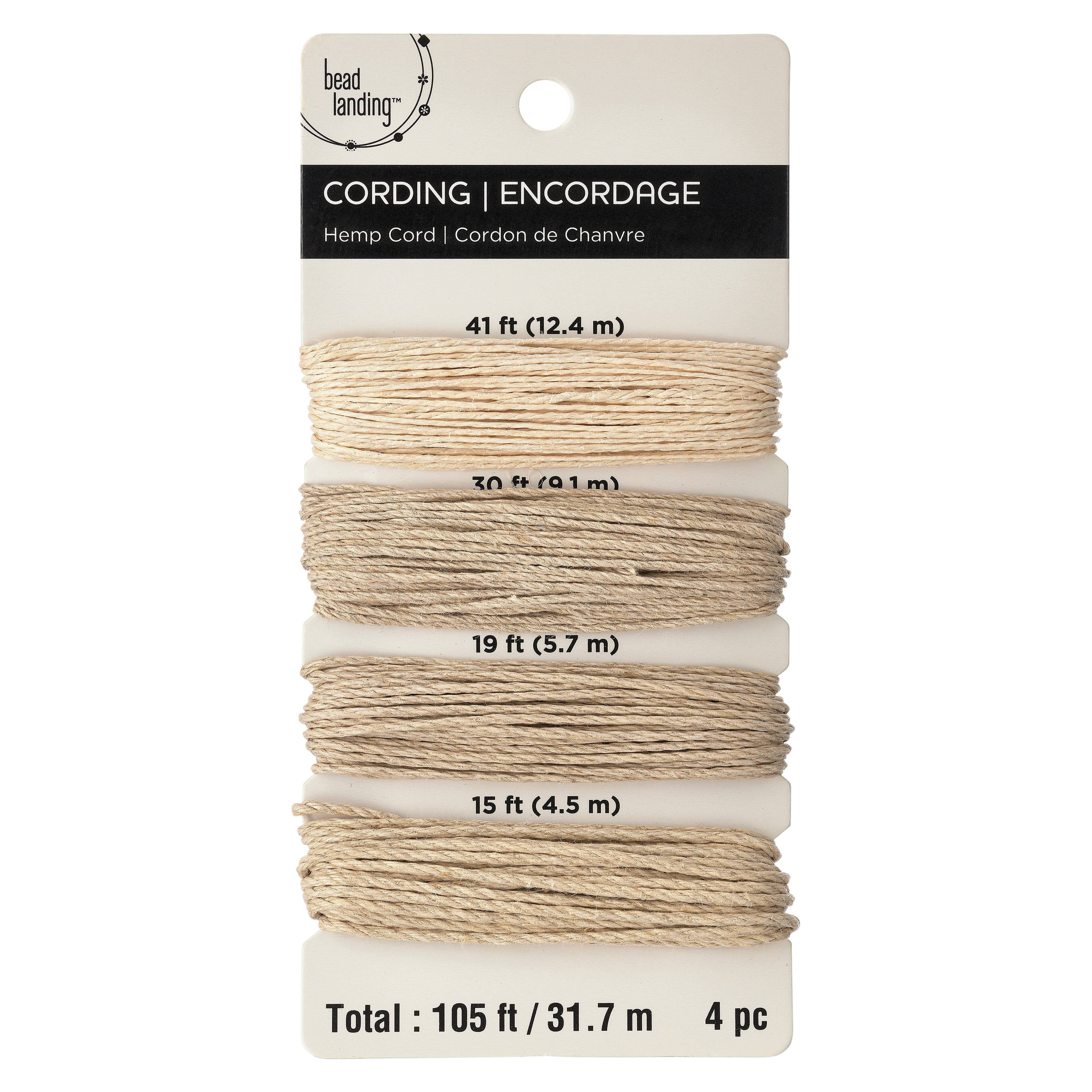 12 Pack: Natural Color Hemp Cord by Bead Landing™
