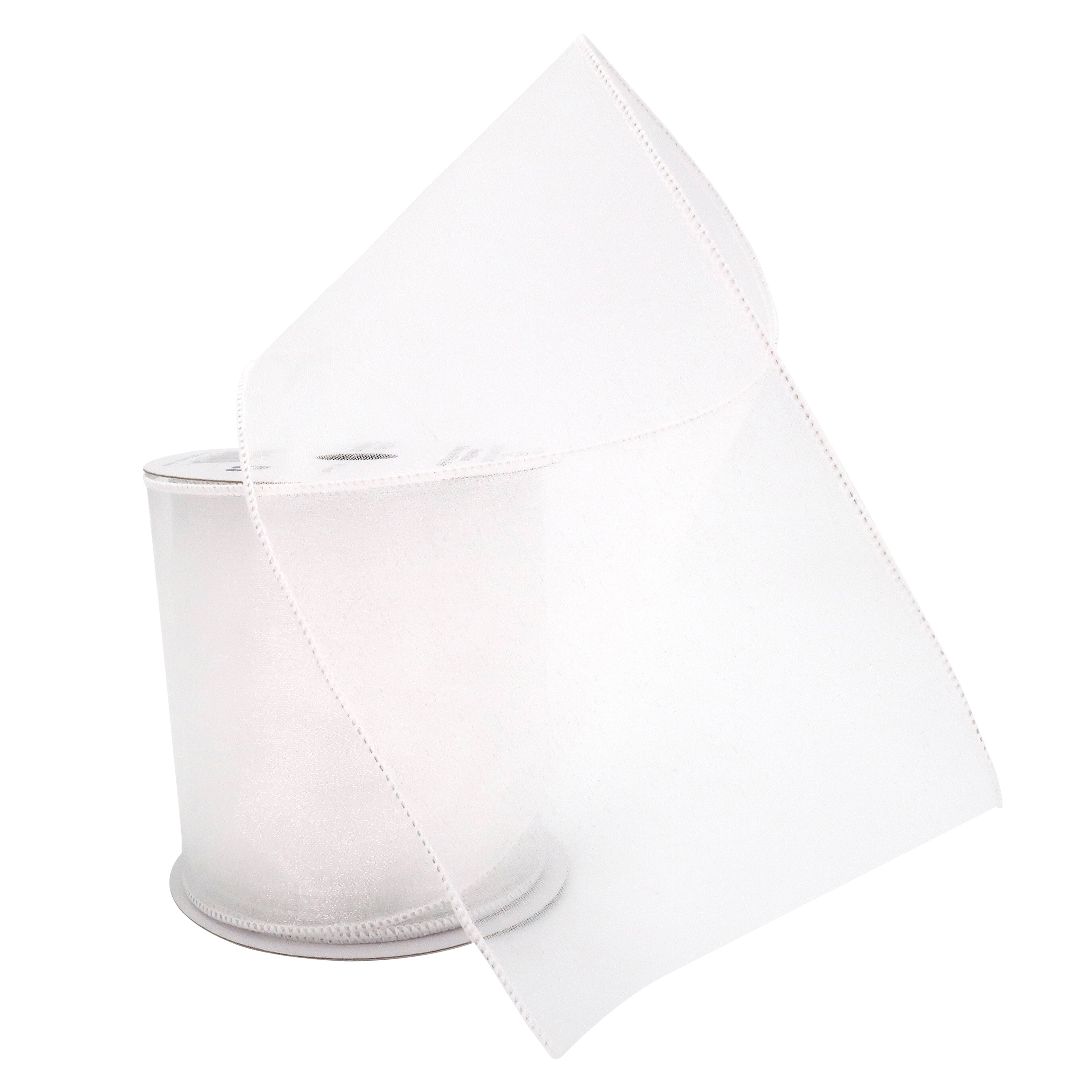 12 Pack: 4" x 10yd. Sheer Wired Ribbon by Celebrate It® Specialty