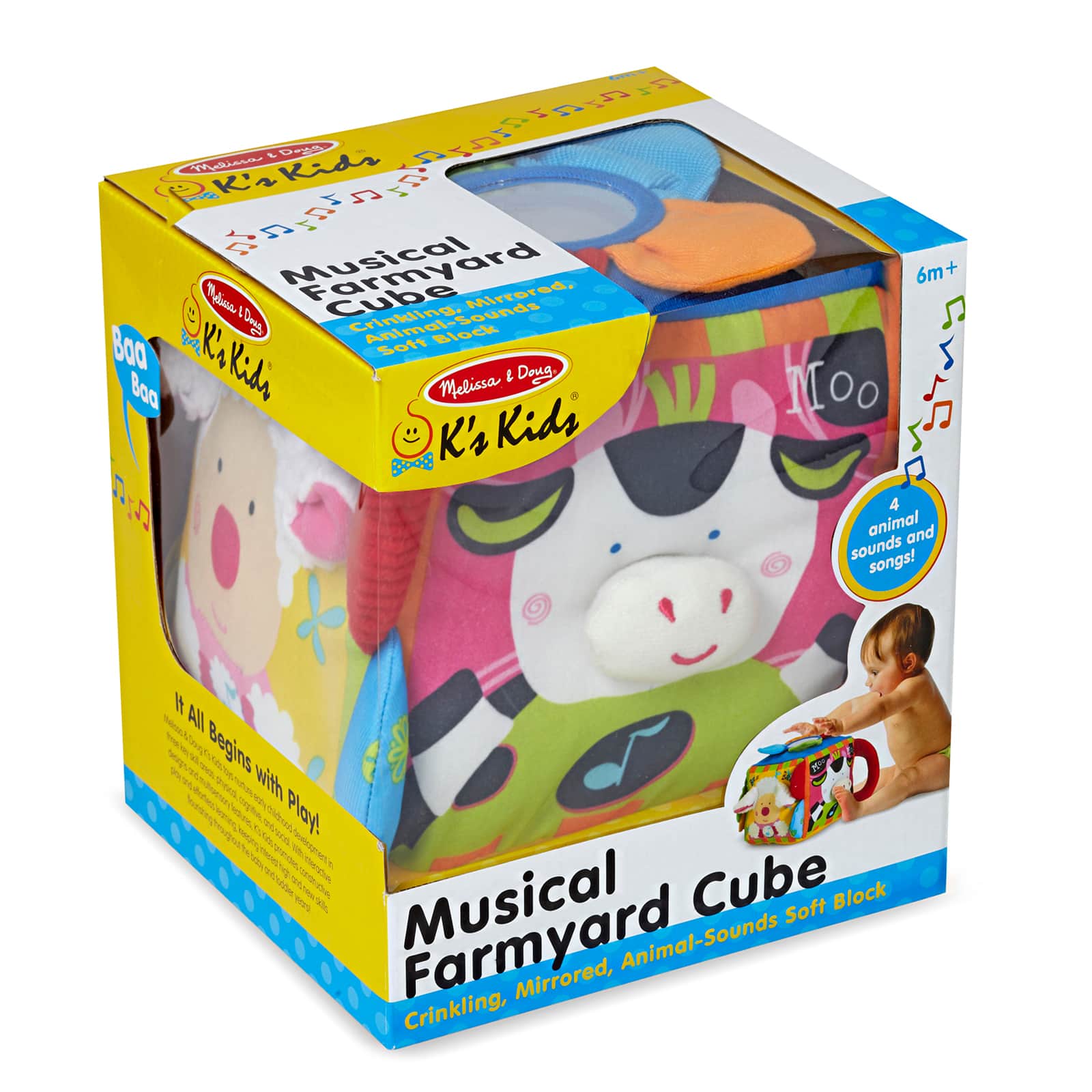 Melissa & Doug® Musical Farmyard Cube Learning Toy | Michaels®