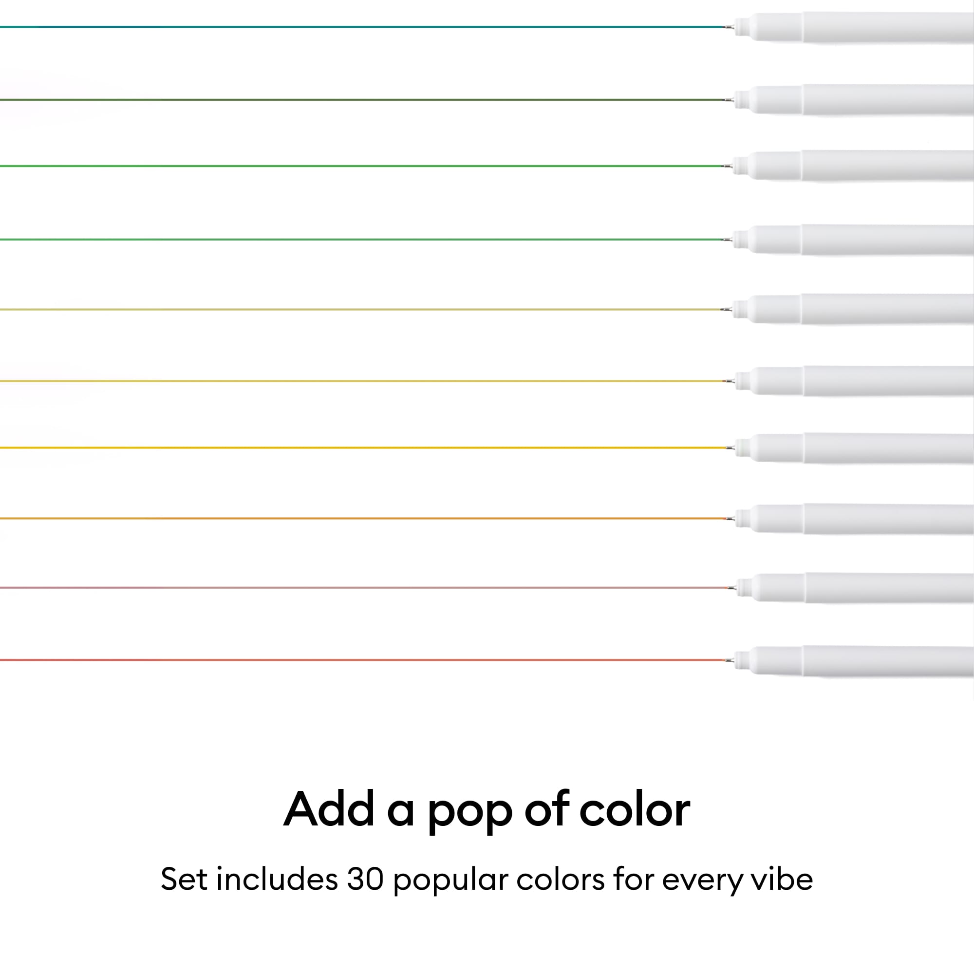 Cricut® 0.3mm Ultimate Sampler Extra Fine Point Pen Set + Adapter