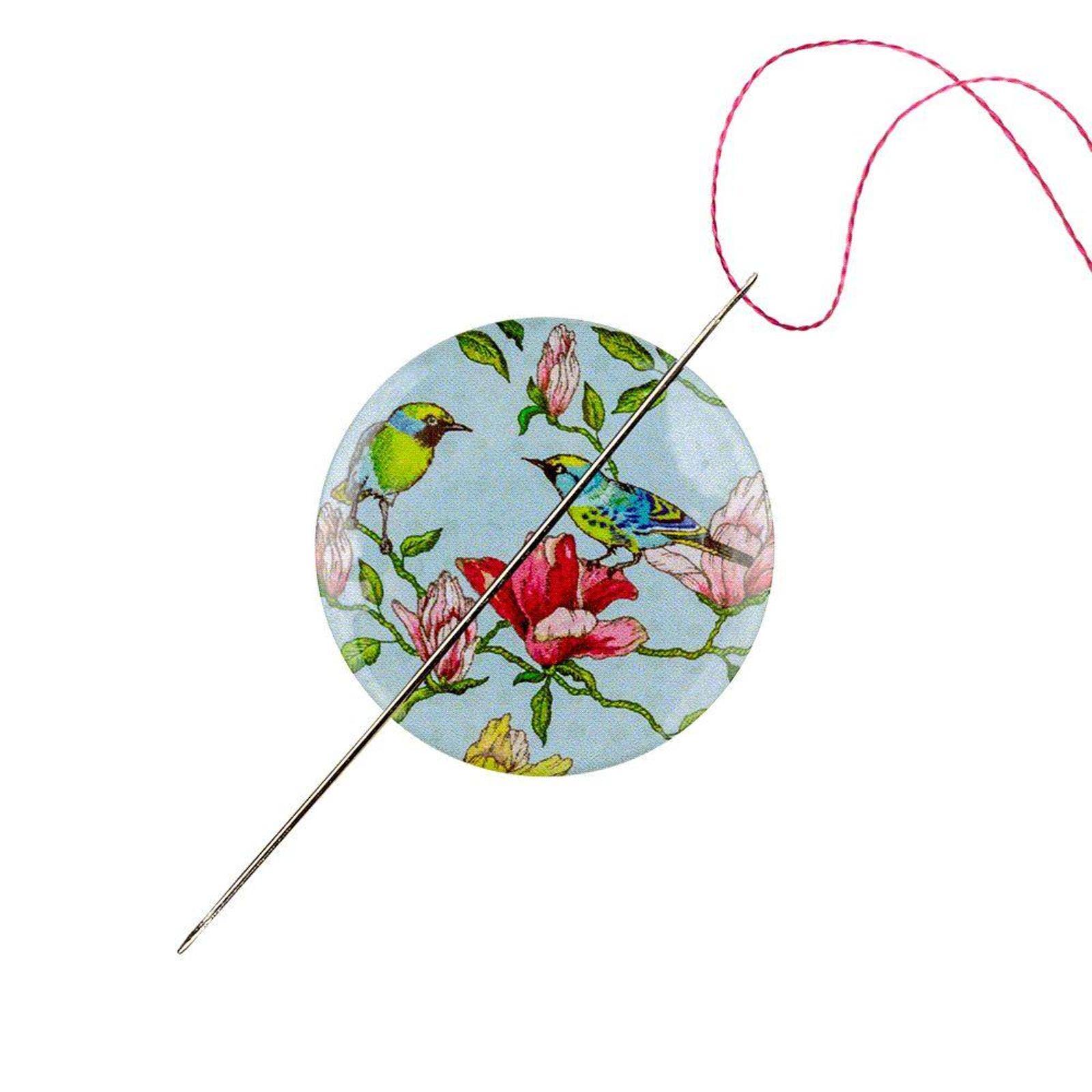 Wonderland Crafts Birds & Flowers Magnetic Needle Holder