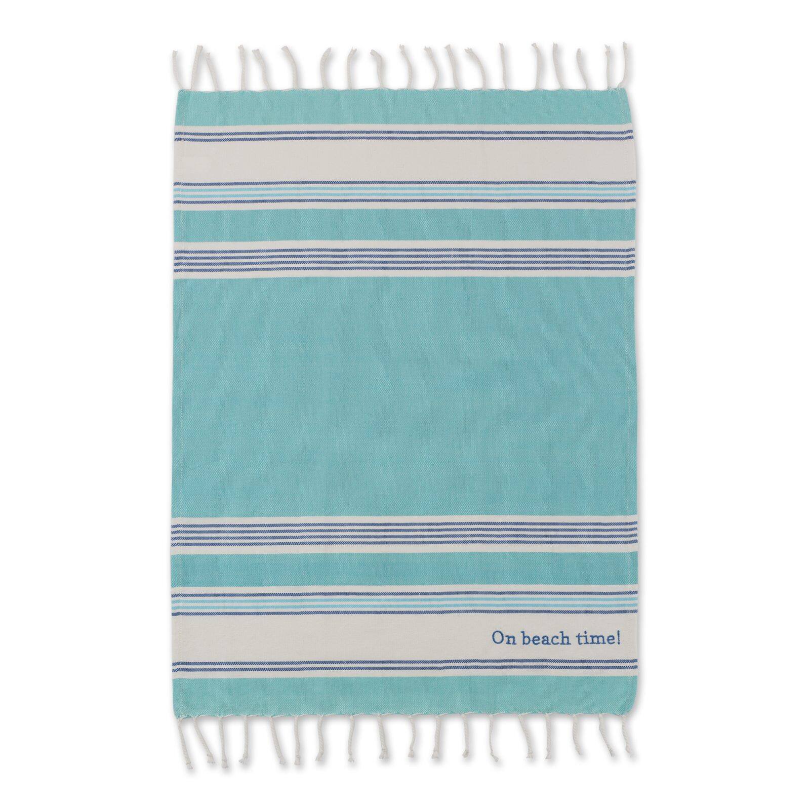 DII® Beach House Vibes Embellished Dishtowel Set