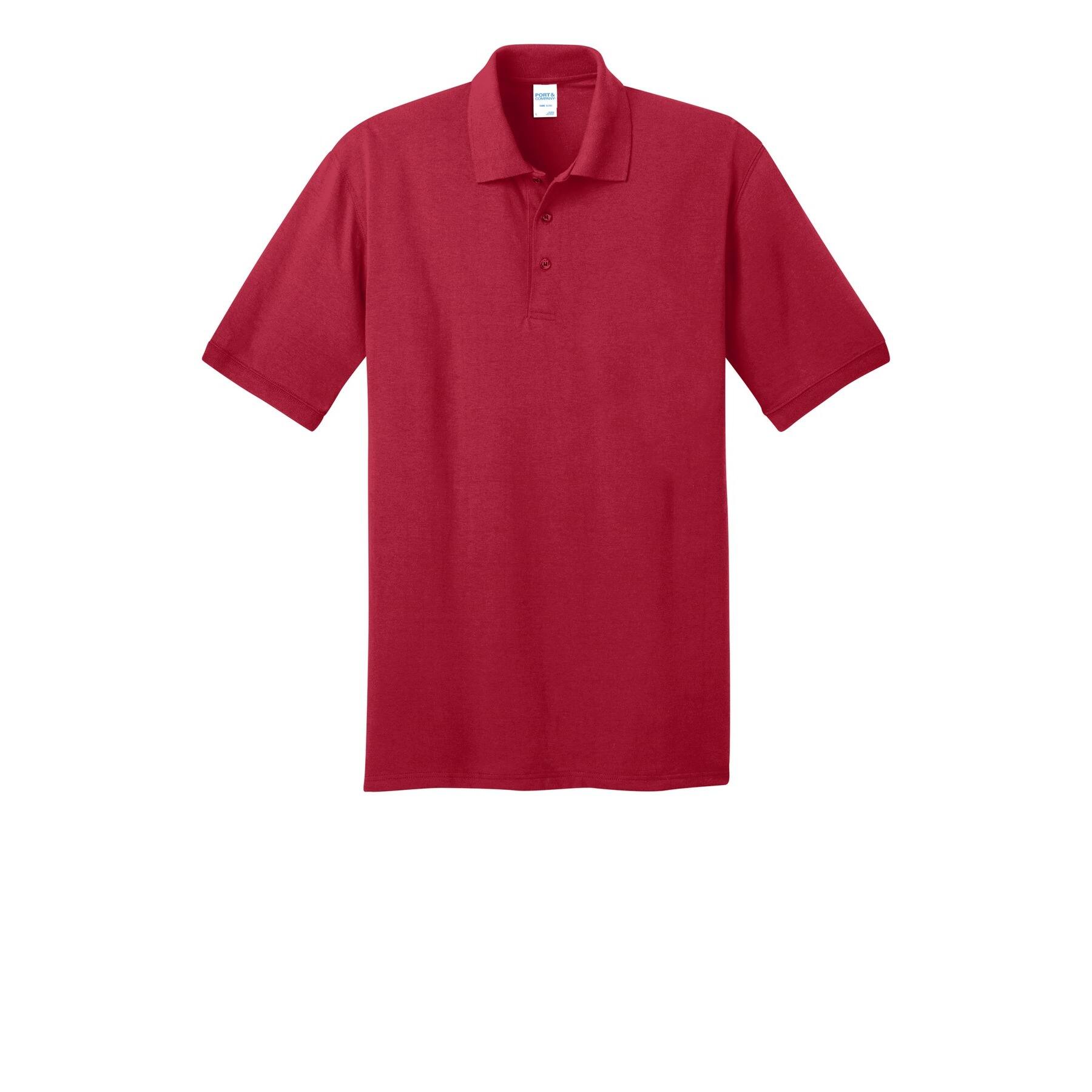 Port & Company® Darks Core Blend Jersey Knit Polo, Size: XXXXX
