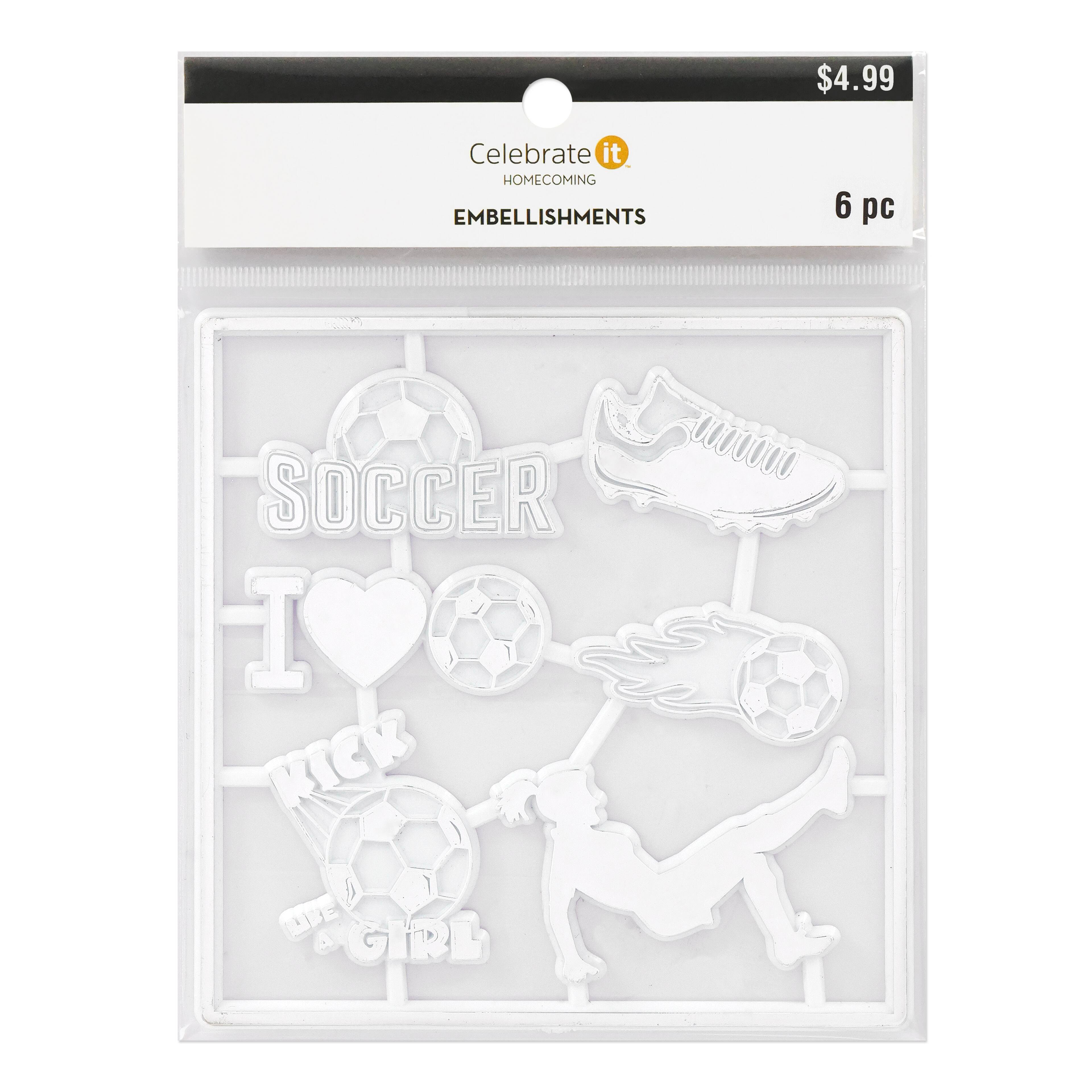 Soccer Homecoming Embellishments Pack by Celebrate It®