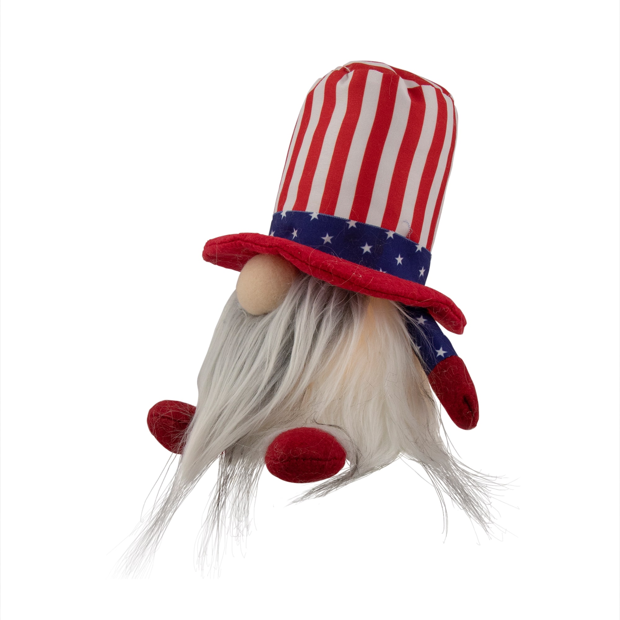 6" Lighted Americana Boy 4th of July Patriotic Gnome