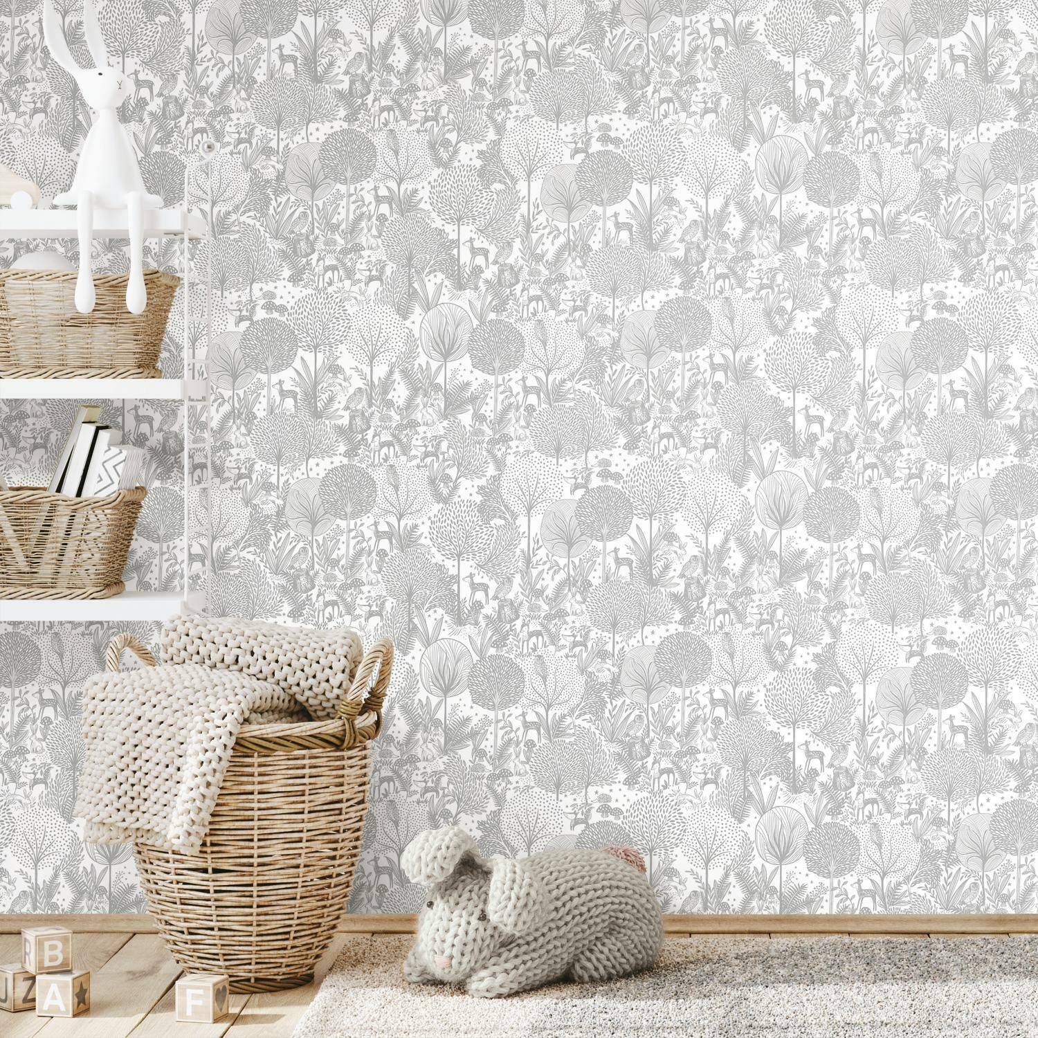 Roommates Forest Friends Peel & Stick Wallpaper
