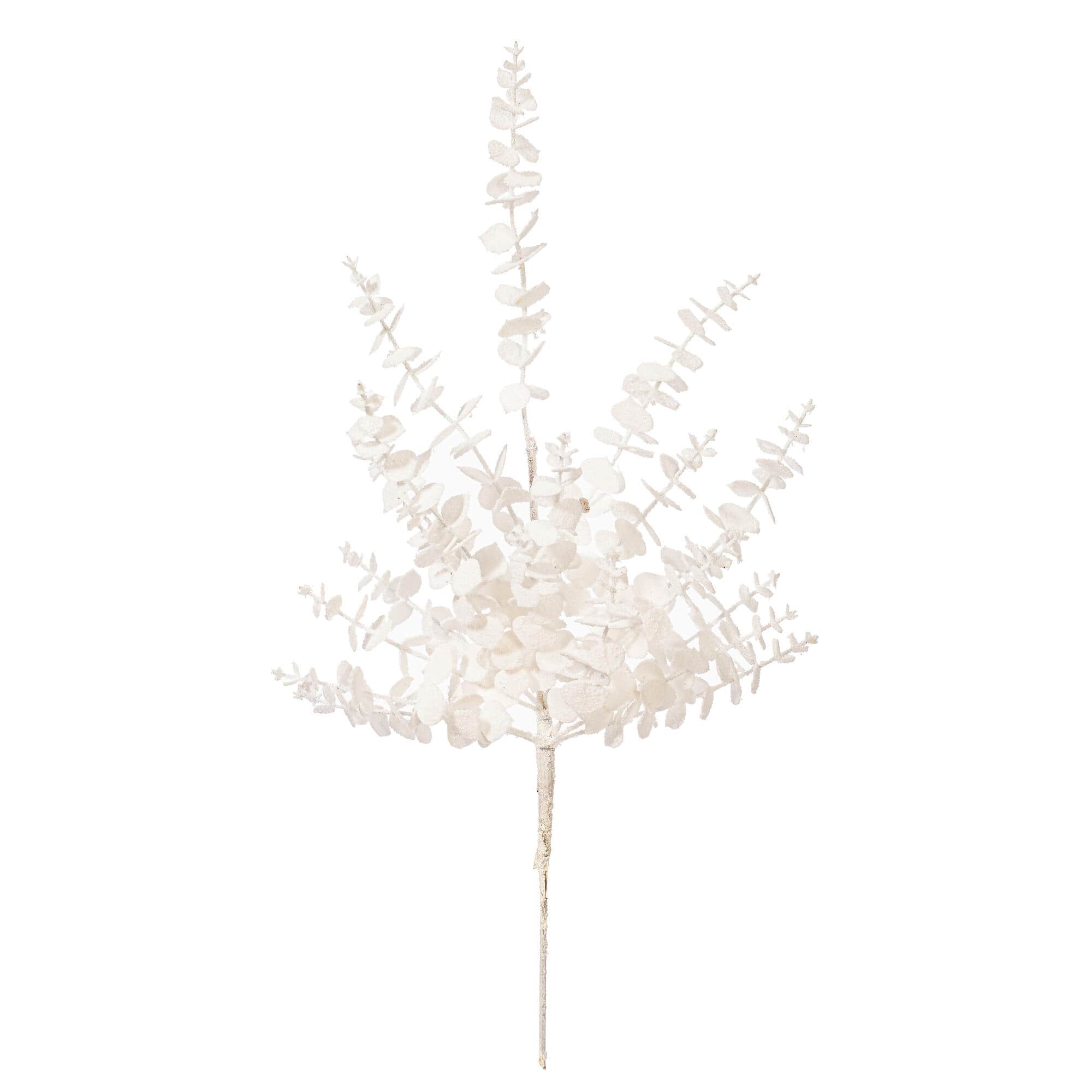 Vickerman 28" White Artificial Eucalyptus Snowy Sprays, 2ct.