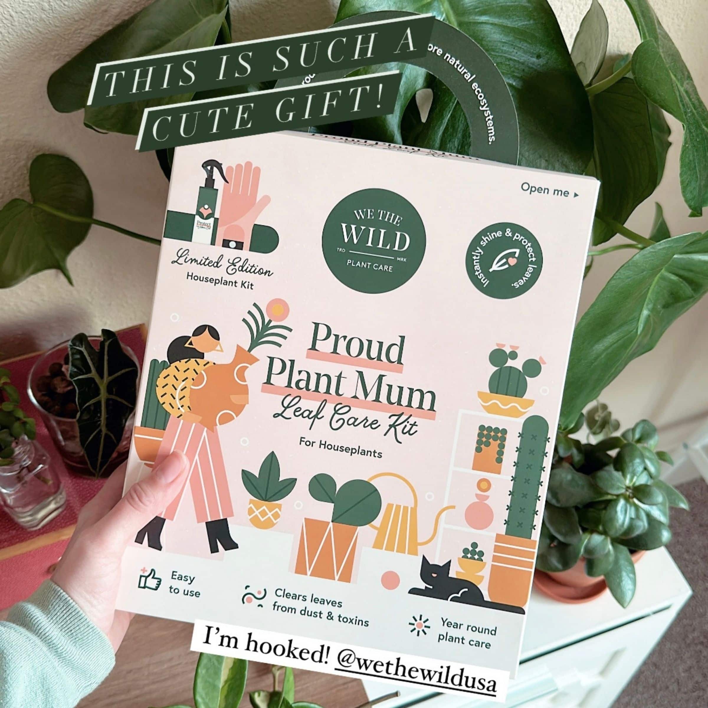 We The Wild™ Proud Plant Mum Leaf Care Kit