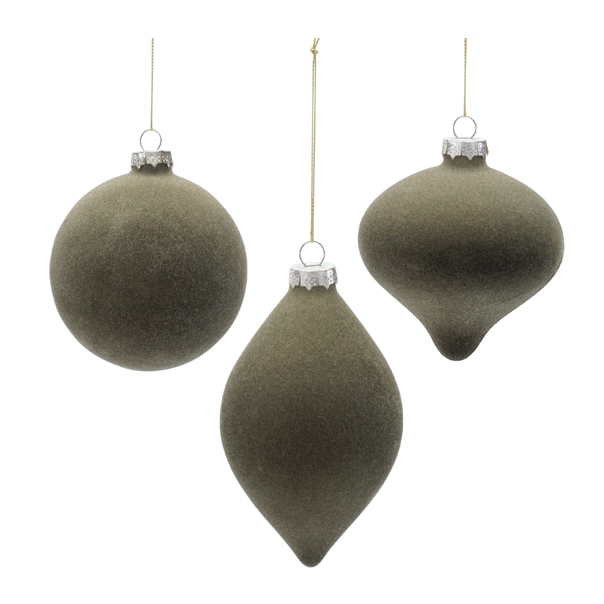 Melrose Glass Ball Ornaments Set