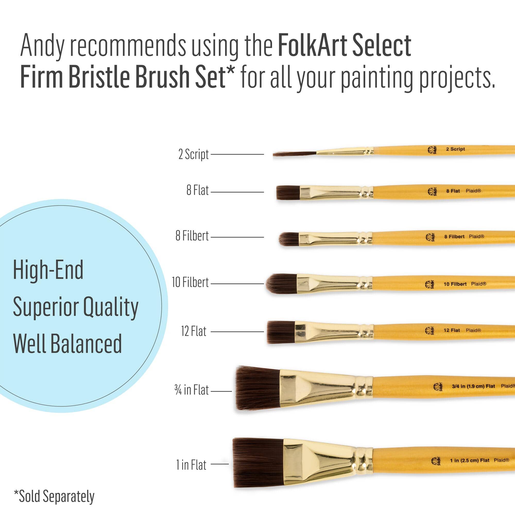 FolkArt® 2oz. Art Talk with Andy Jones 90286 Studio Paint Kit