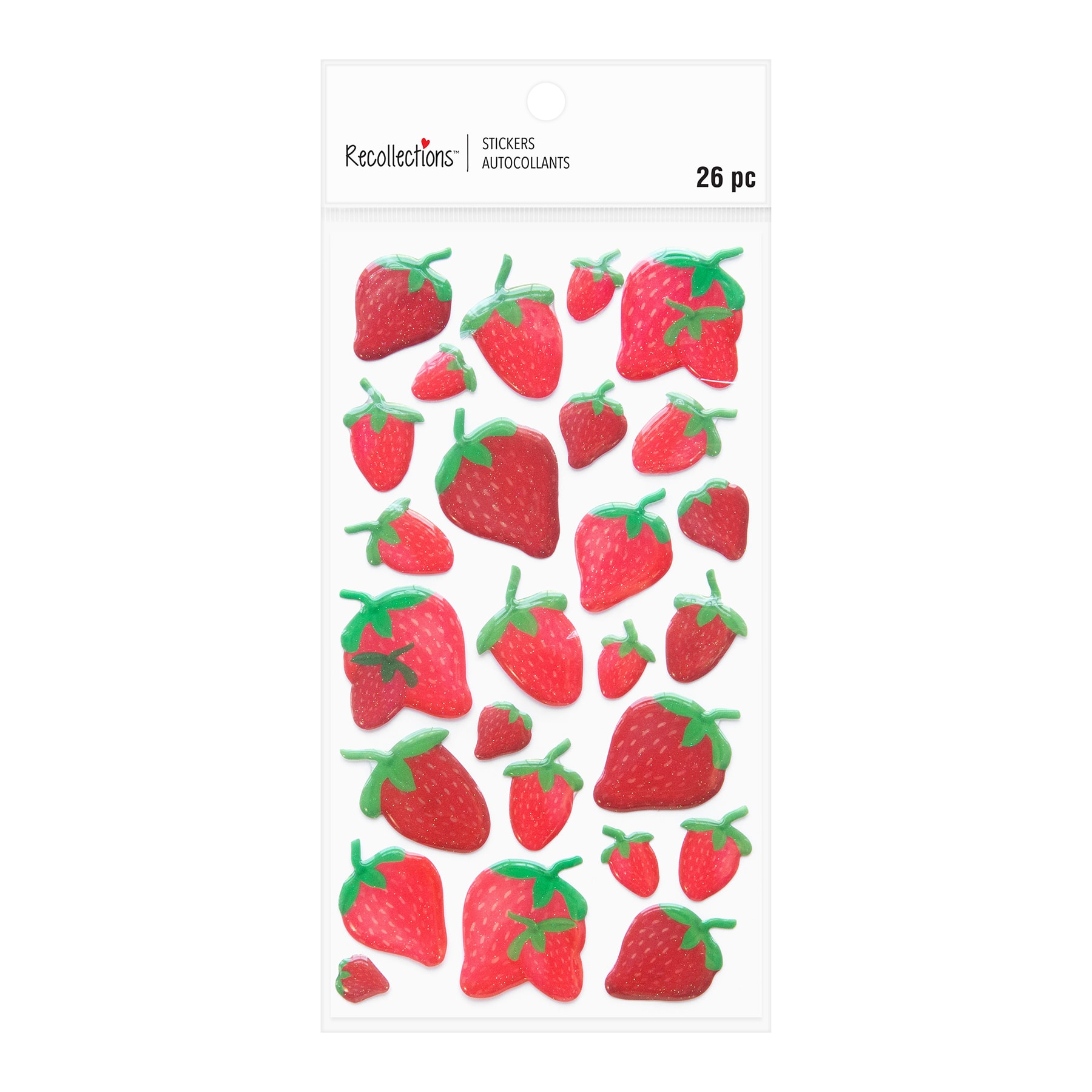 Strawberry Epoxy Sticker by Recollections™