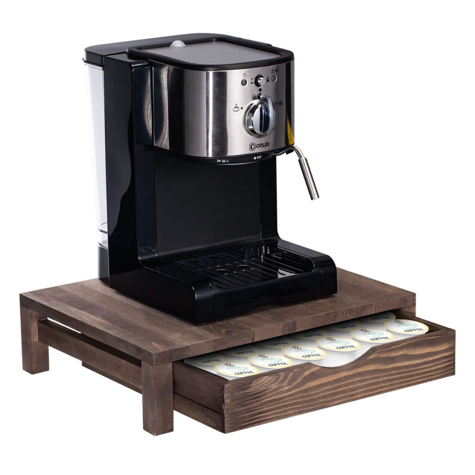 NEX™ 36-Pod Dark Brown Wood K-Cup Coffee Pods Holder