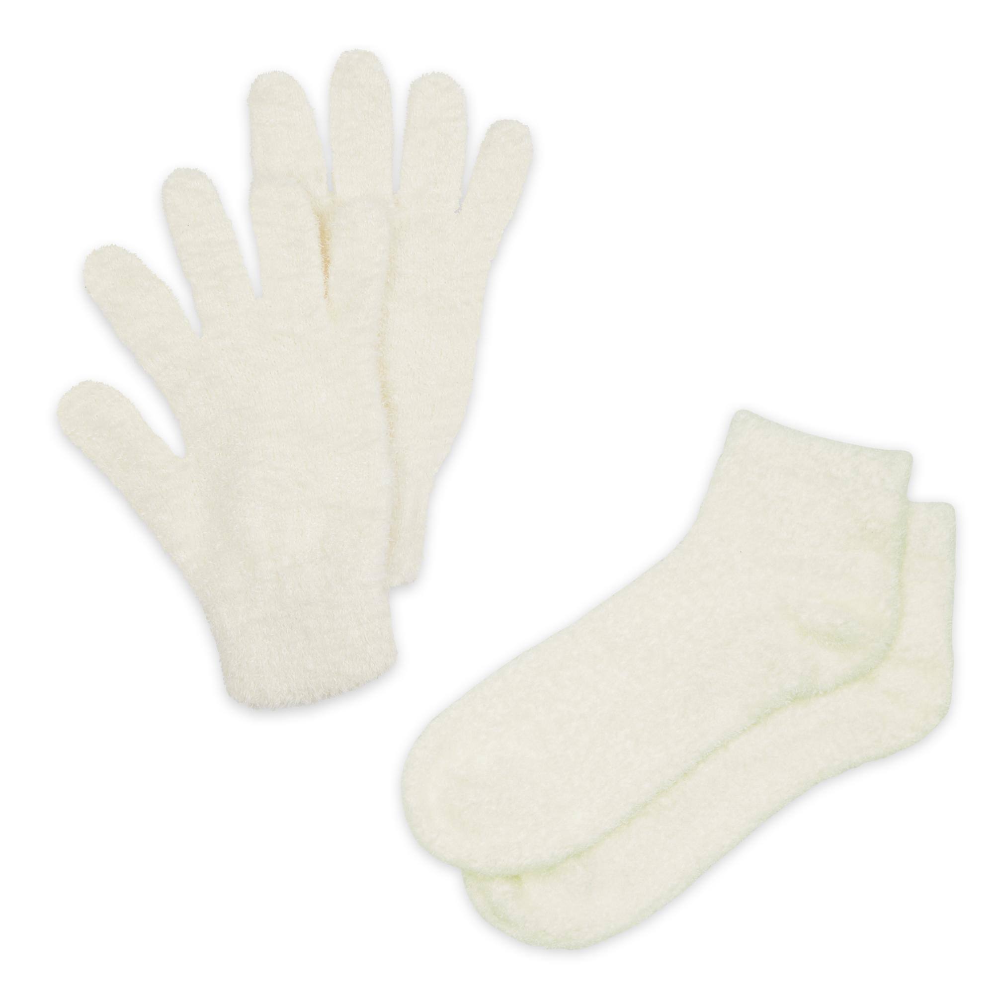 Bucky® Aloe Infused Spa Socks & Gloves Set