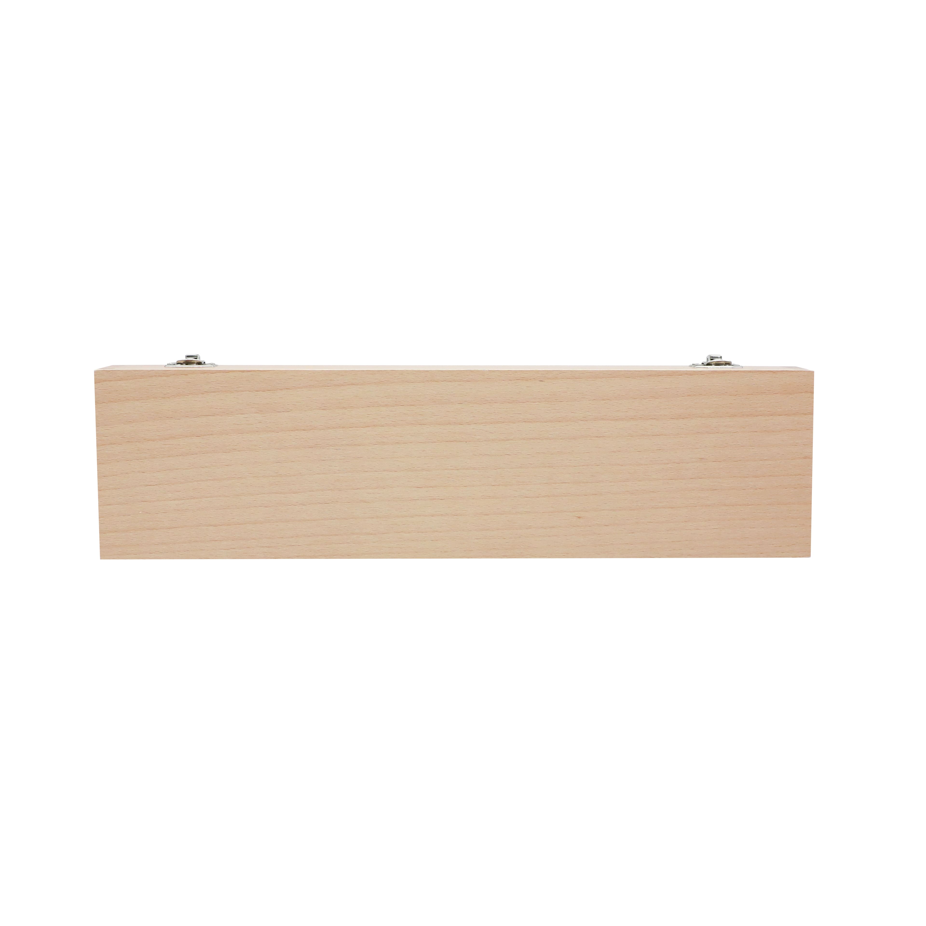 6 Pack: Small Wood Brush Box by Artist's Loft™