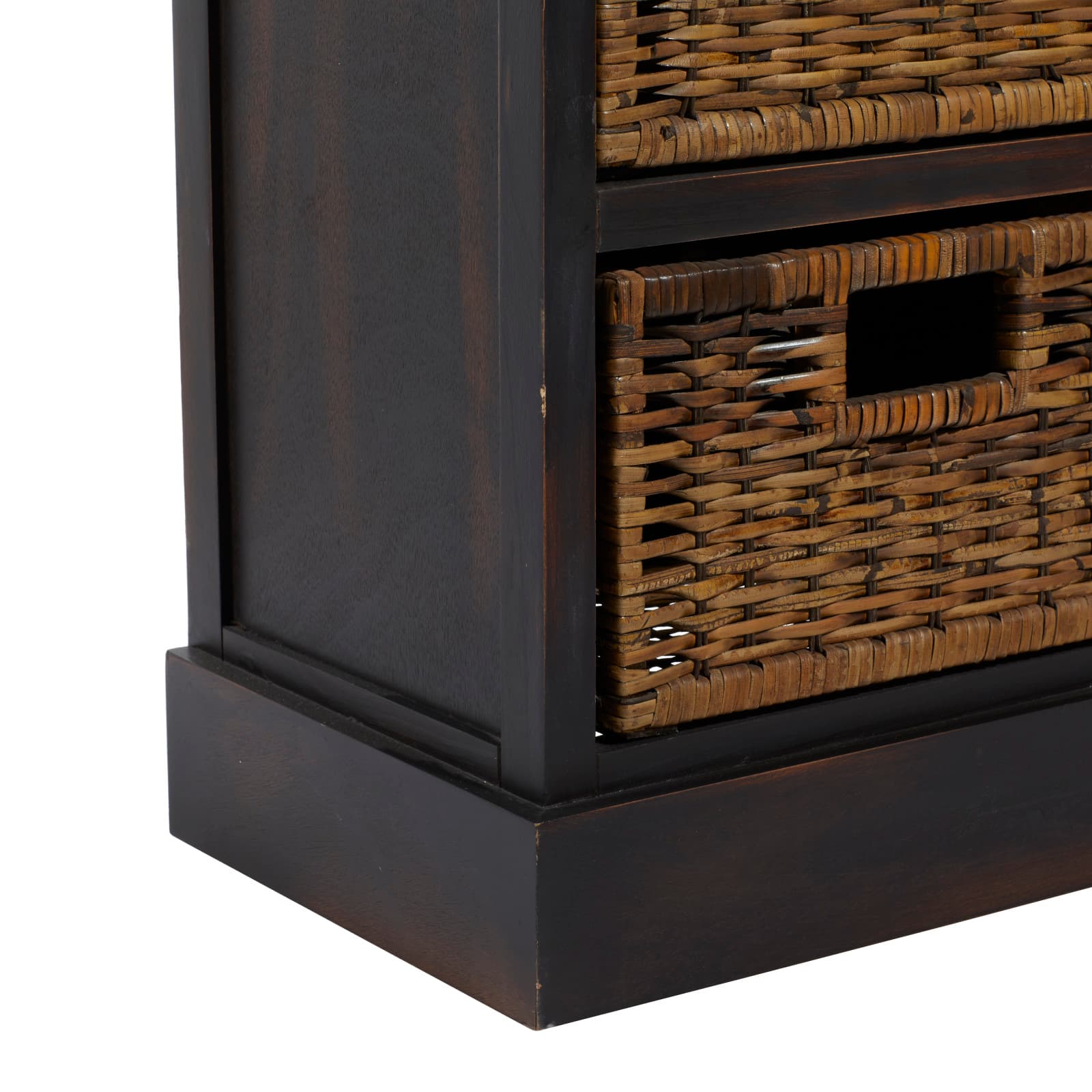 28'' Maroon Traditional Wood Storage Unit