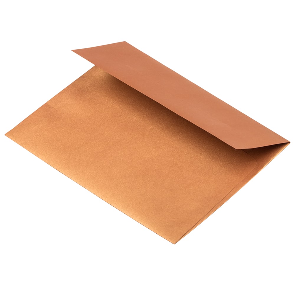 JAM Paper Copper Stardream A8 Metallic Invitation Envelopes, 50ct.