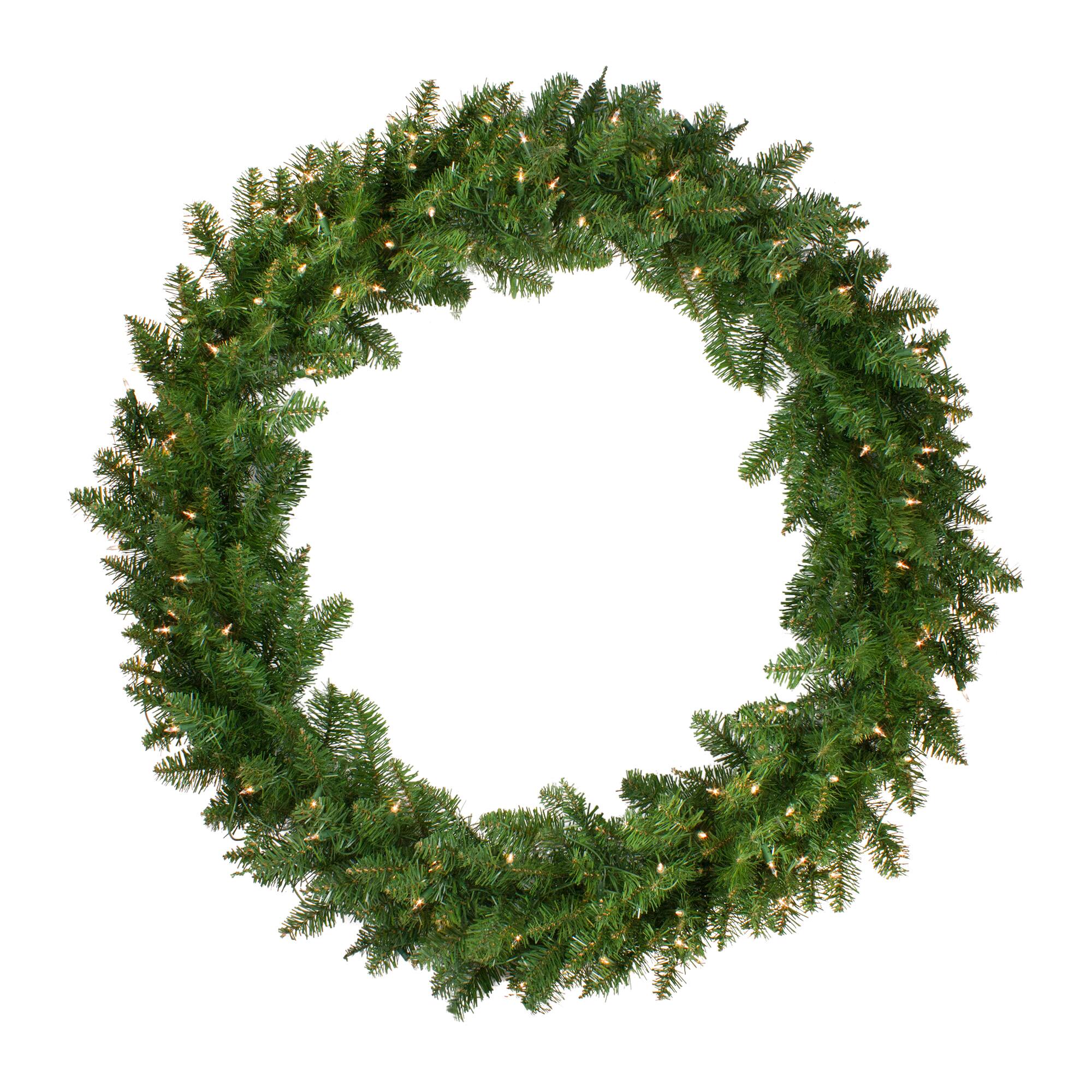 4Ft Pre-Lit Eastern Pine Artificial Christmas Wreath By Northlight in Green | 4 ft | Michaels®