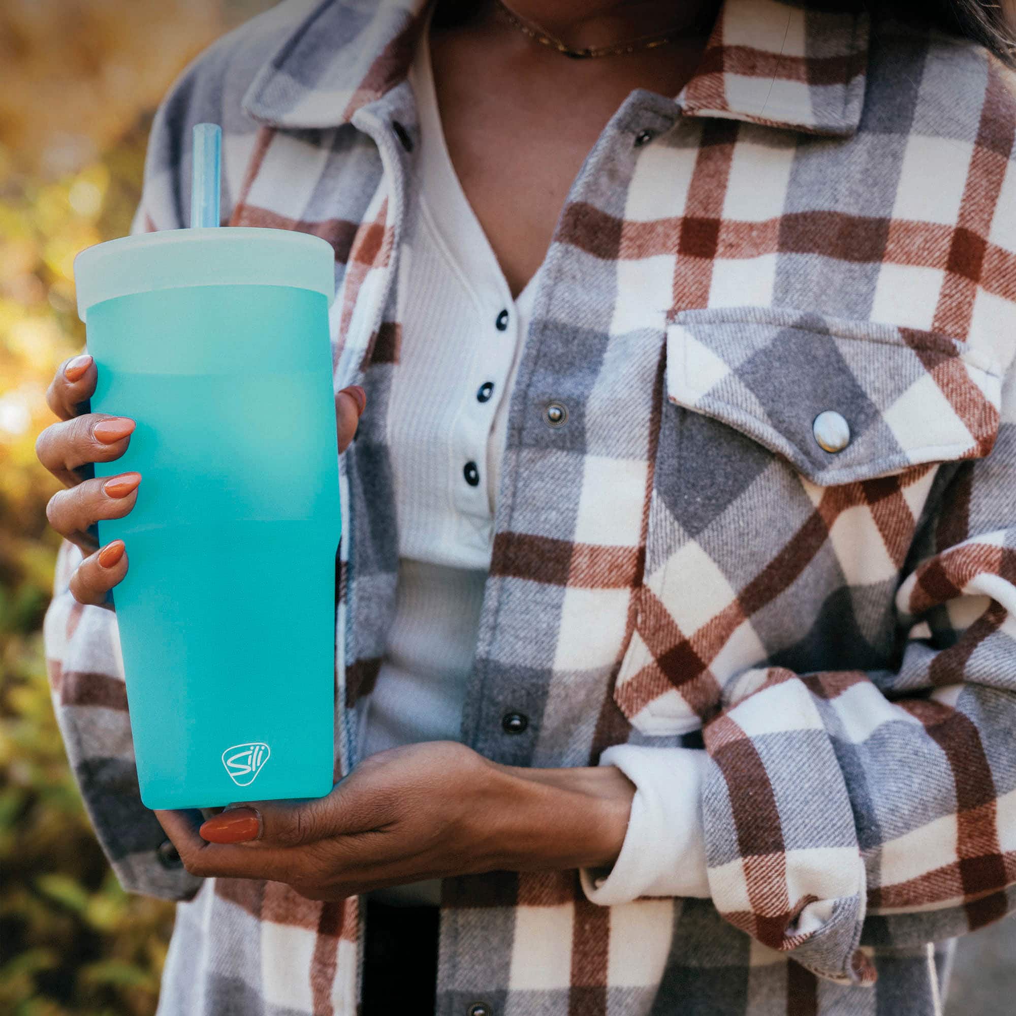 Silipint® 32oz. Silicone Tumbler with Straw