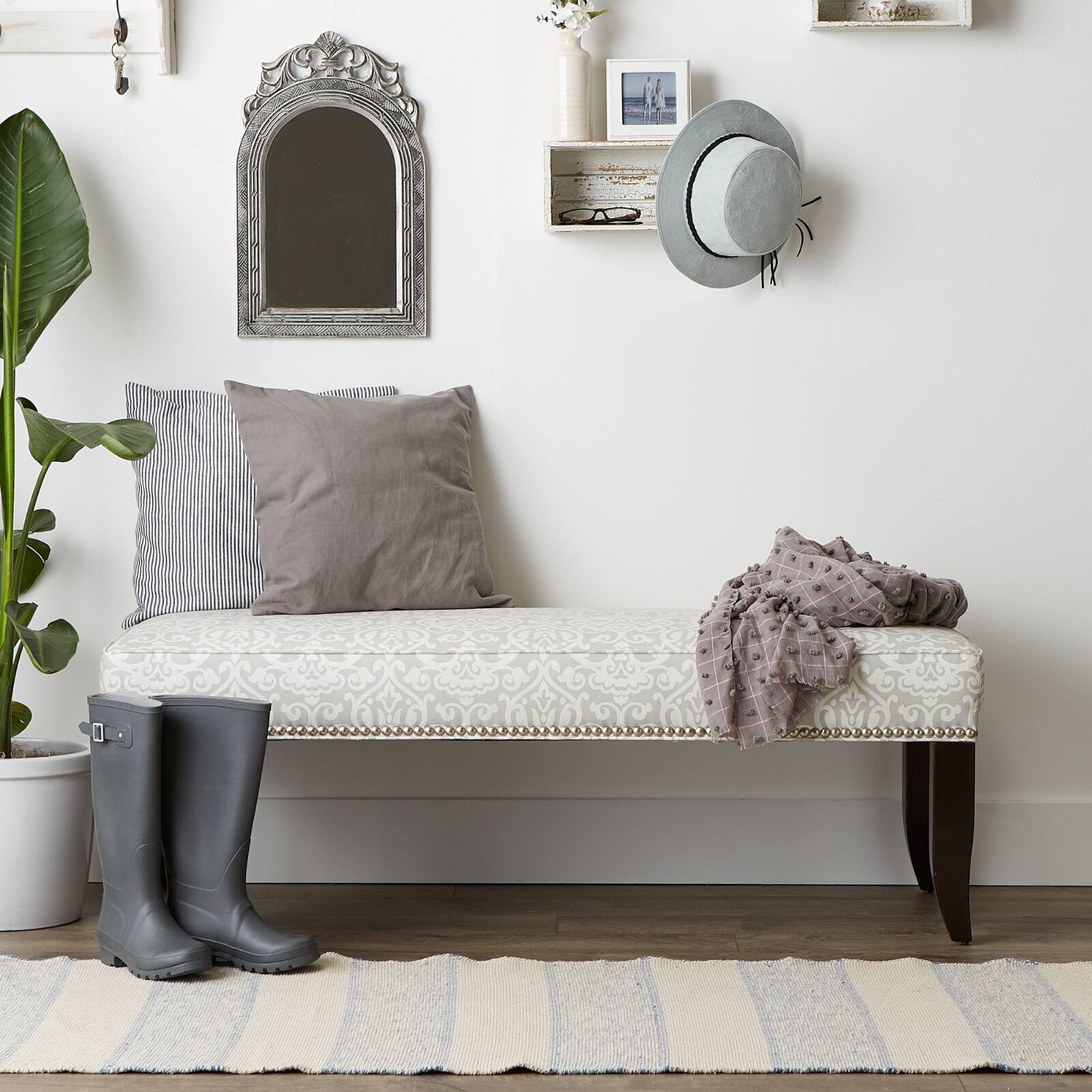 DII® Variegated Stripe Recycled Yarn Floor Runner
