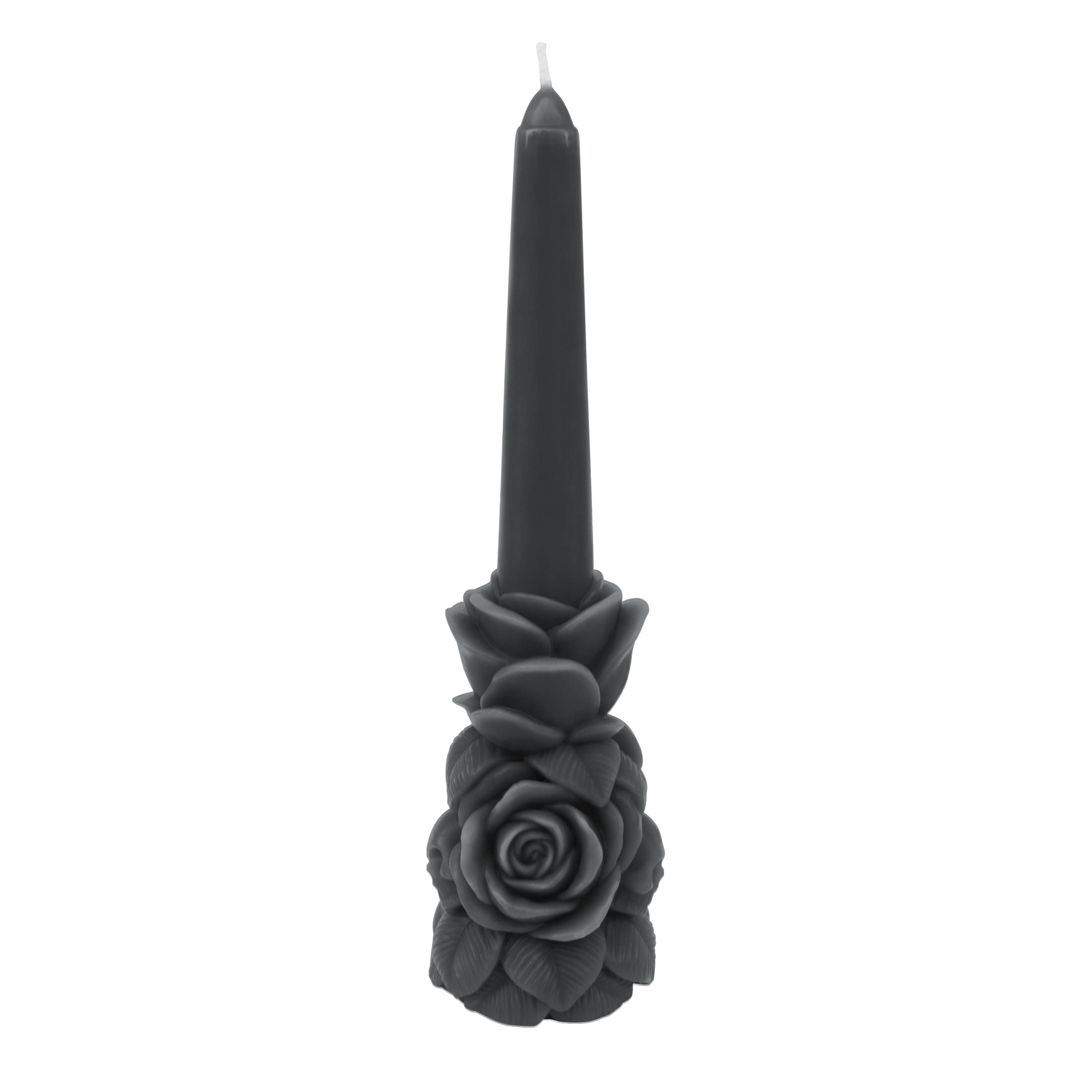 10" Unscented Rose Taper Candle by Ashland