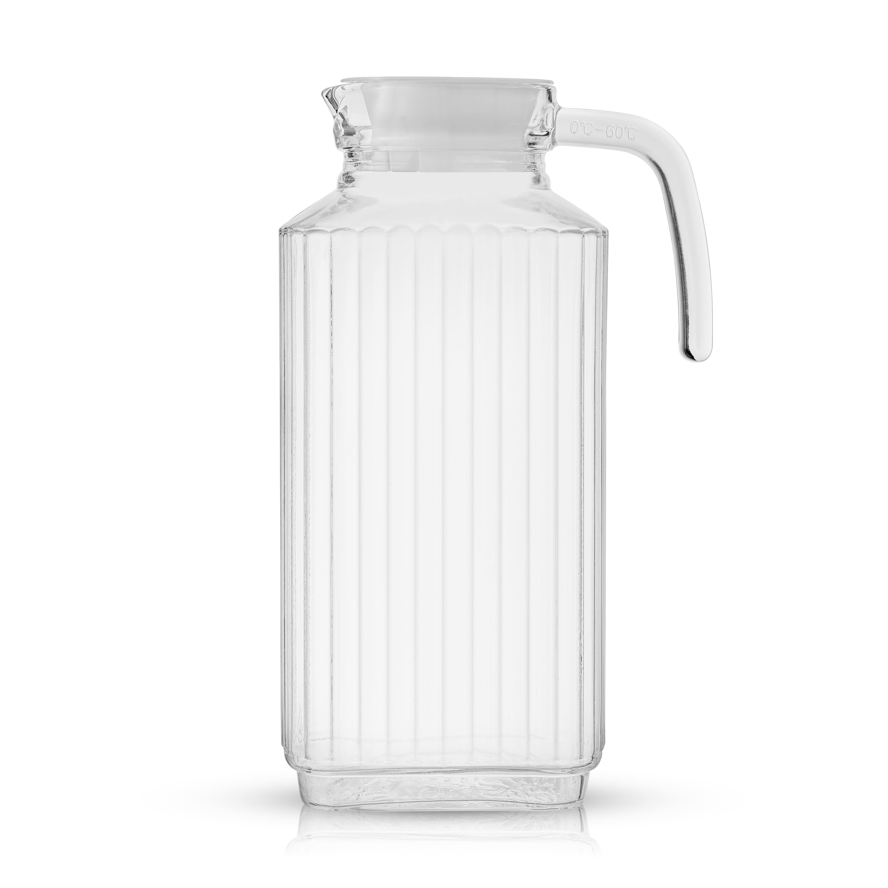 JoyJolt® 60oz. Beverage Serveware Glass Pitcher