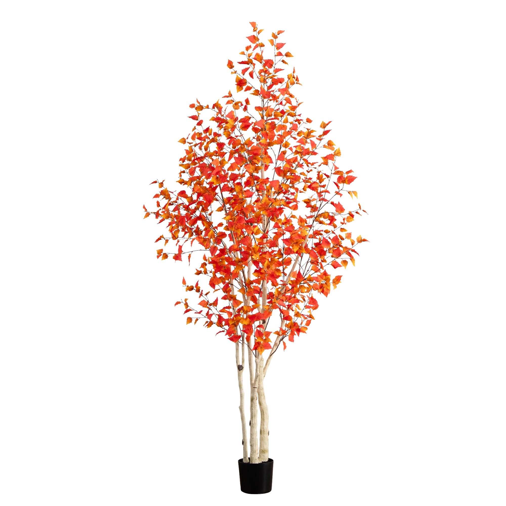 9ft. Potted Artificial Autumn Birch Tree