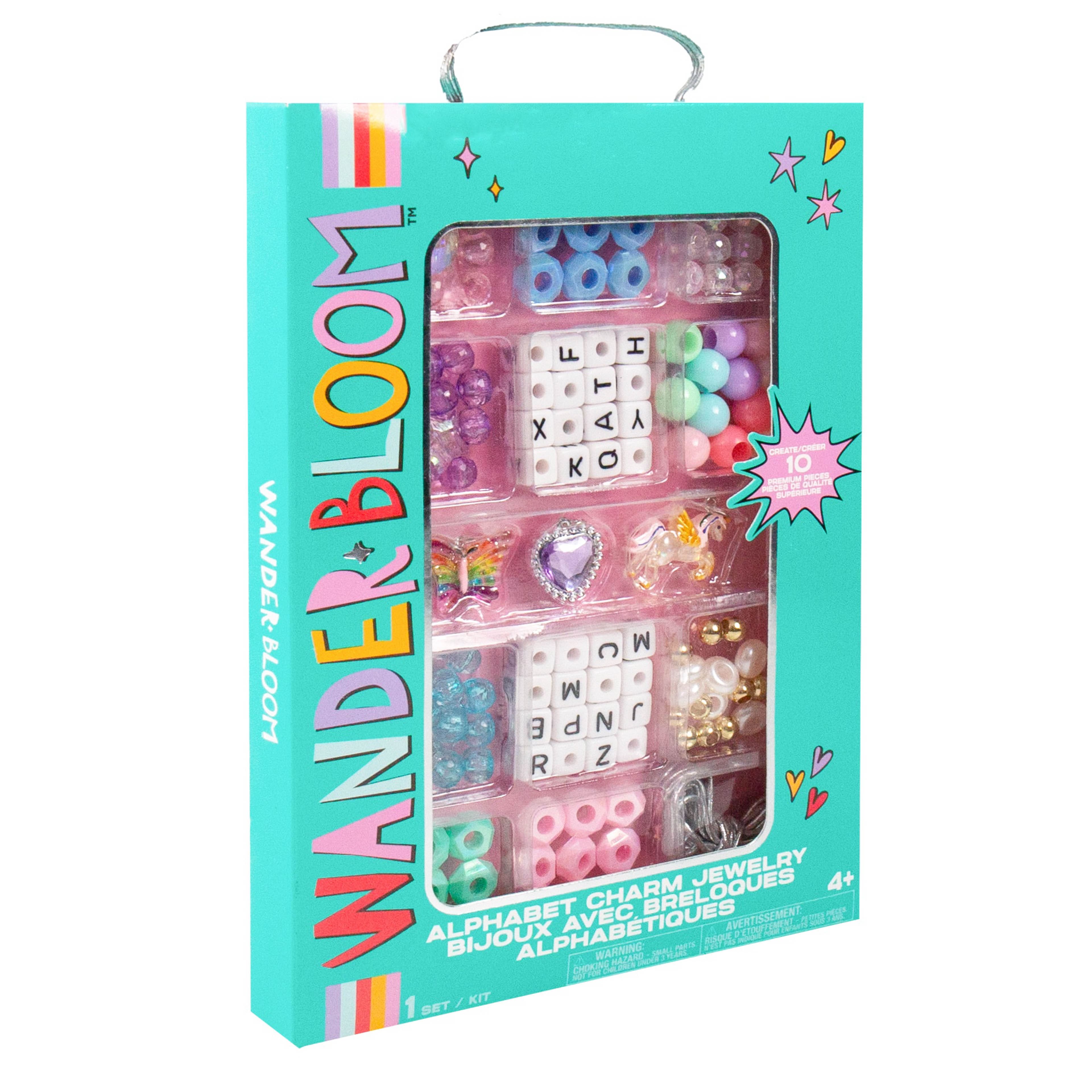 WanderBloom Alphabet Charm Jewelry