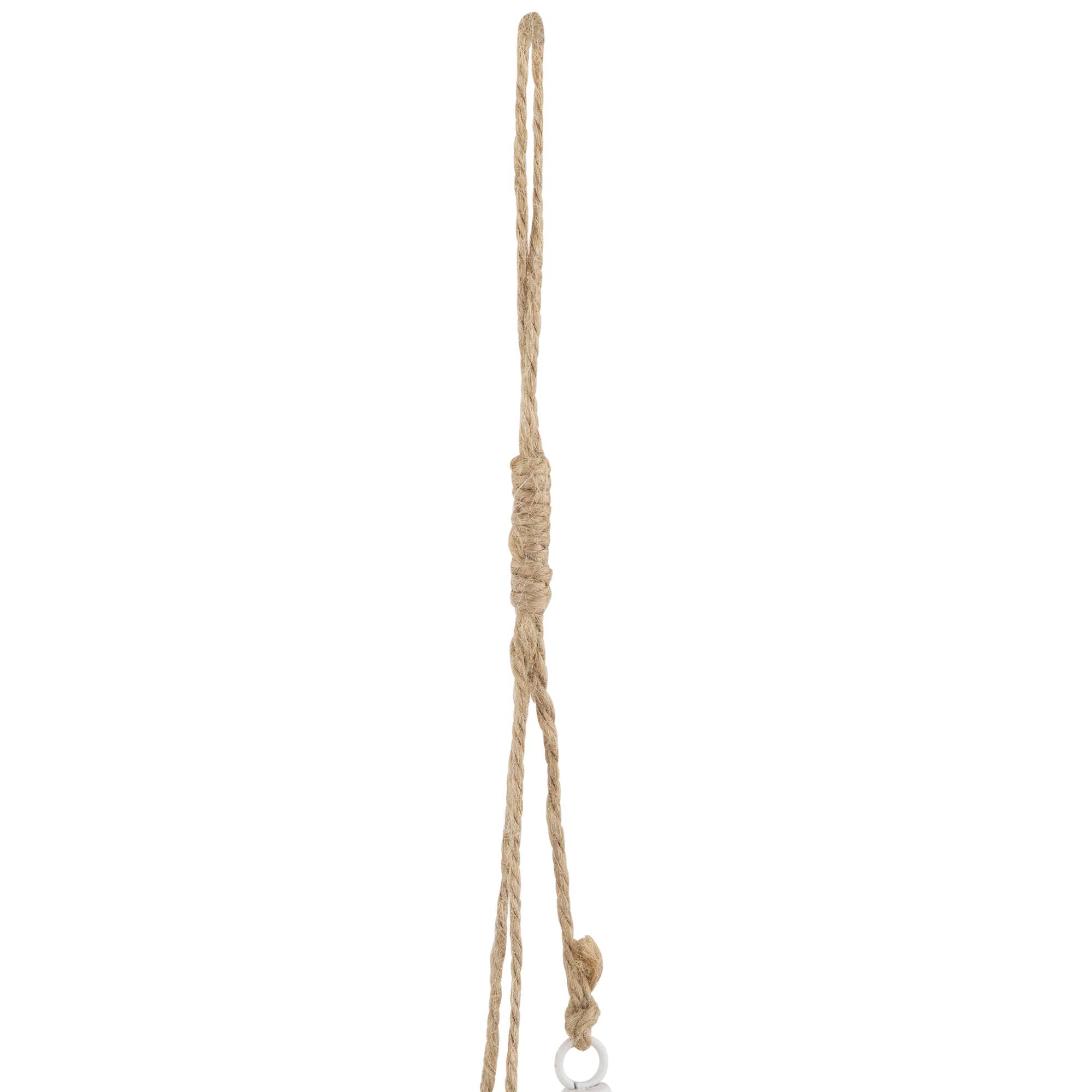 Cascading Christmas Jingle Bell Ornaments - 13.5" - White - Set of 2
