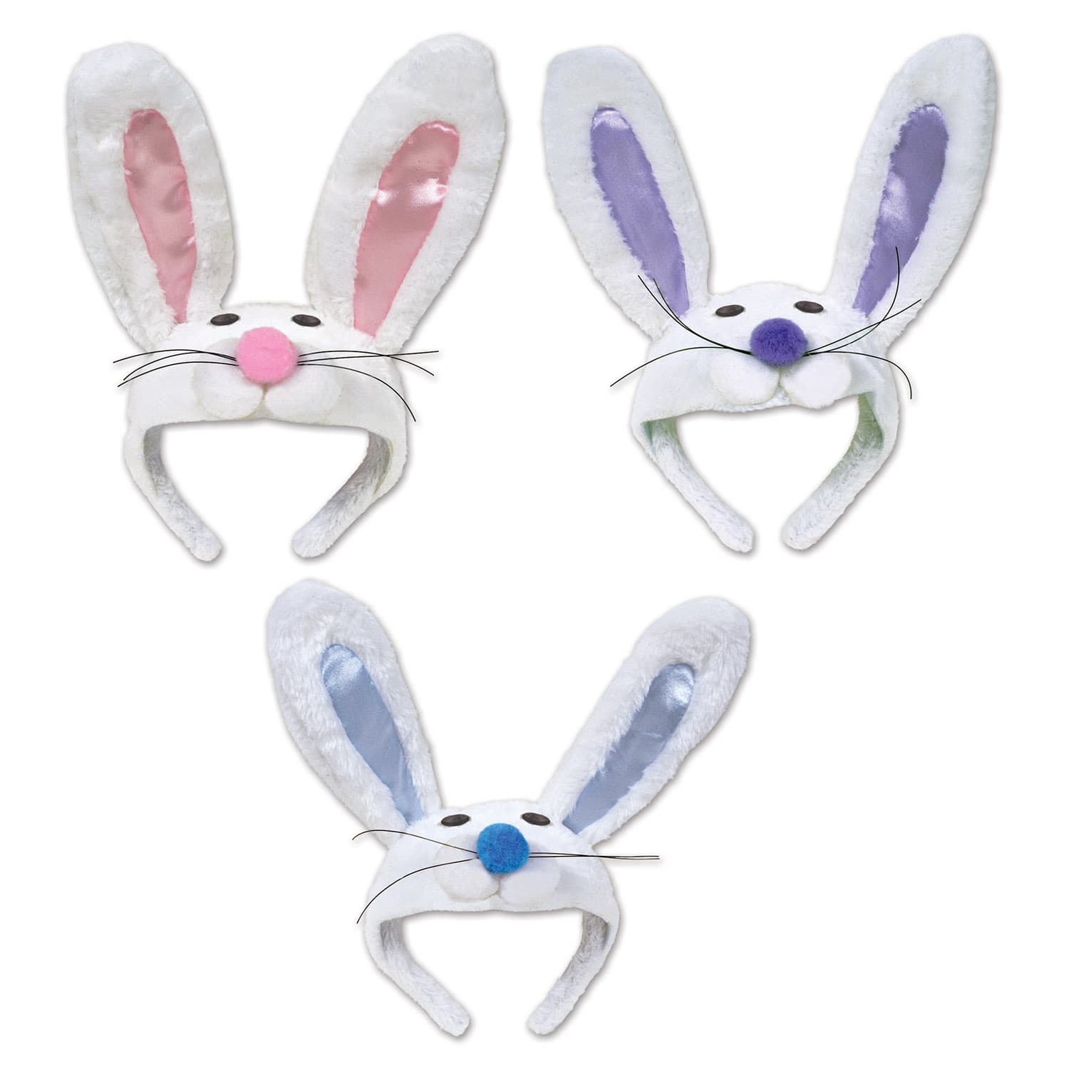 Beistle Adult Plush Bunny Headbands, 3ct.