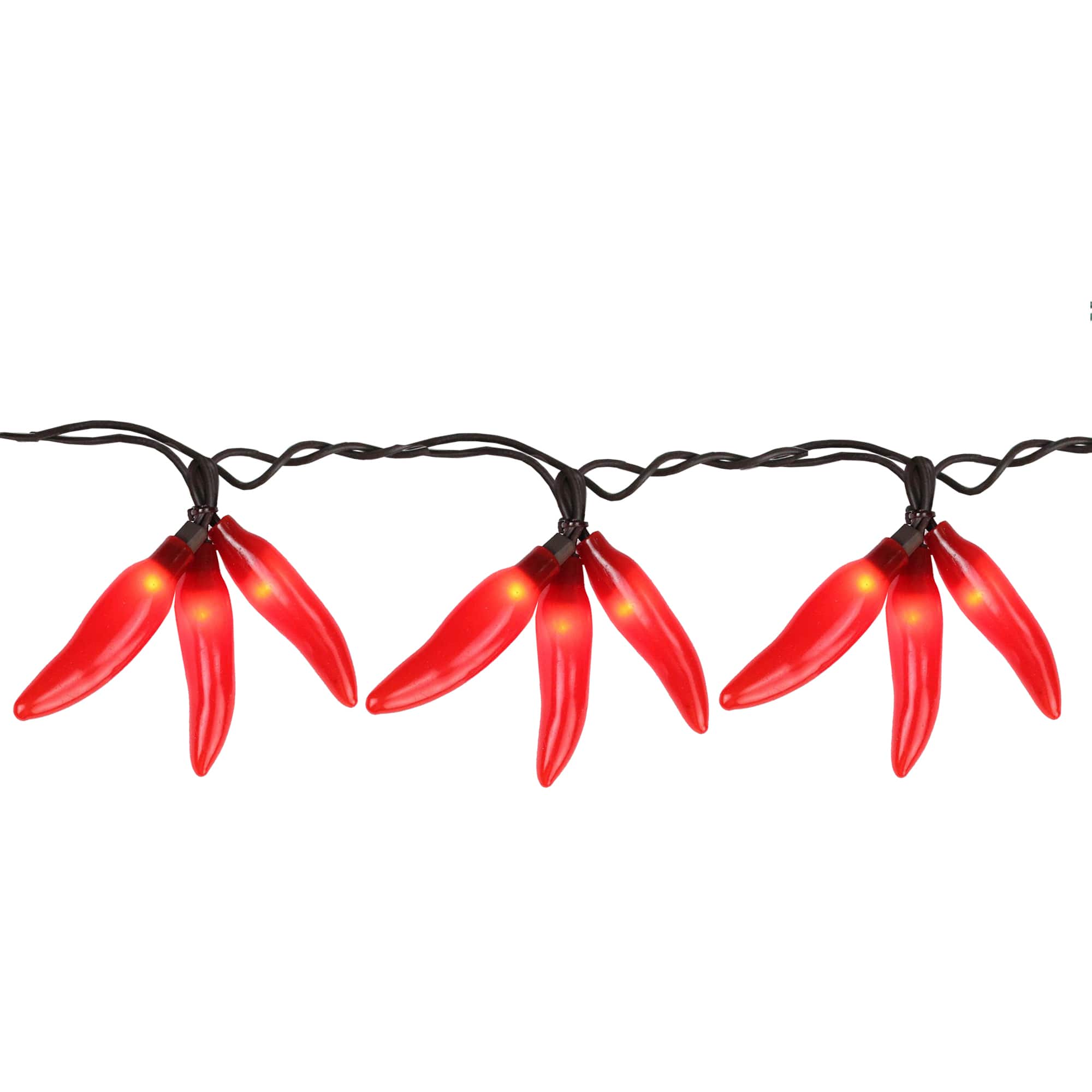 36ct. Orange Chili Pepper Clusters String Light Set By Northlight | 9 ft | Michaels®