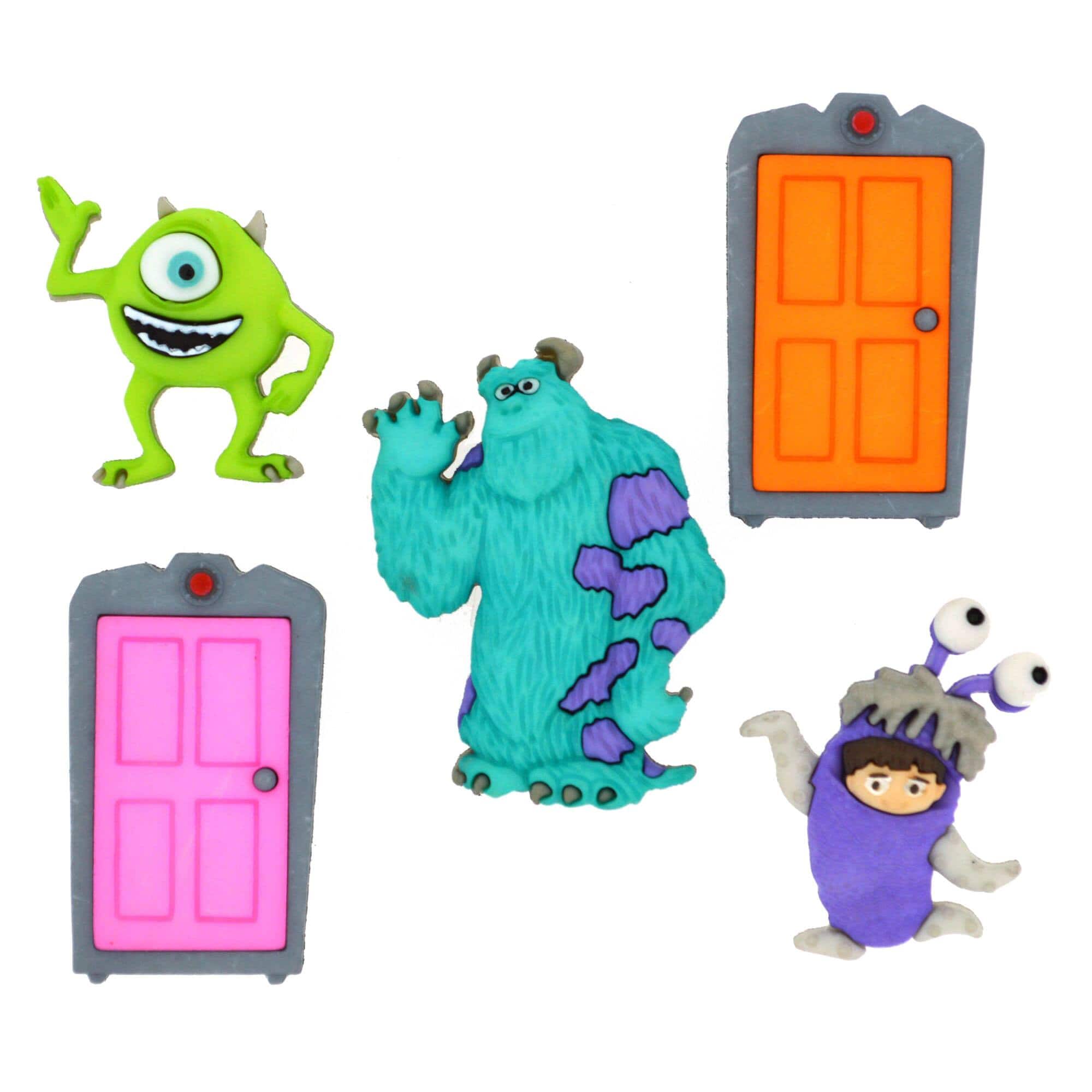Disney® Monsters Inc. Button Set