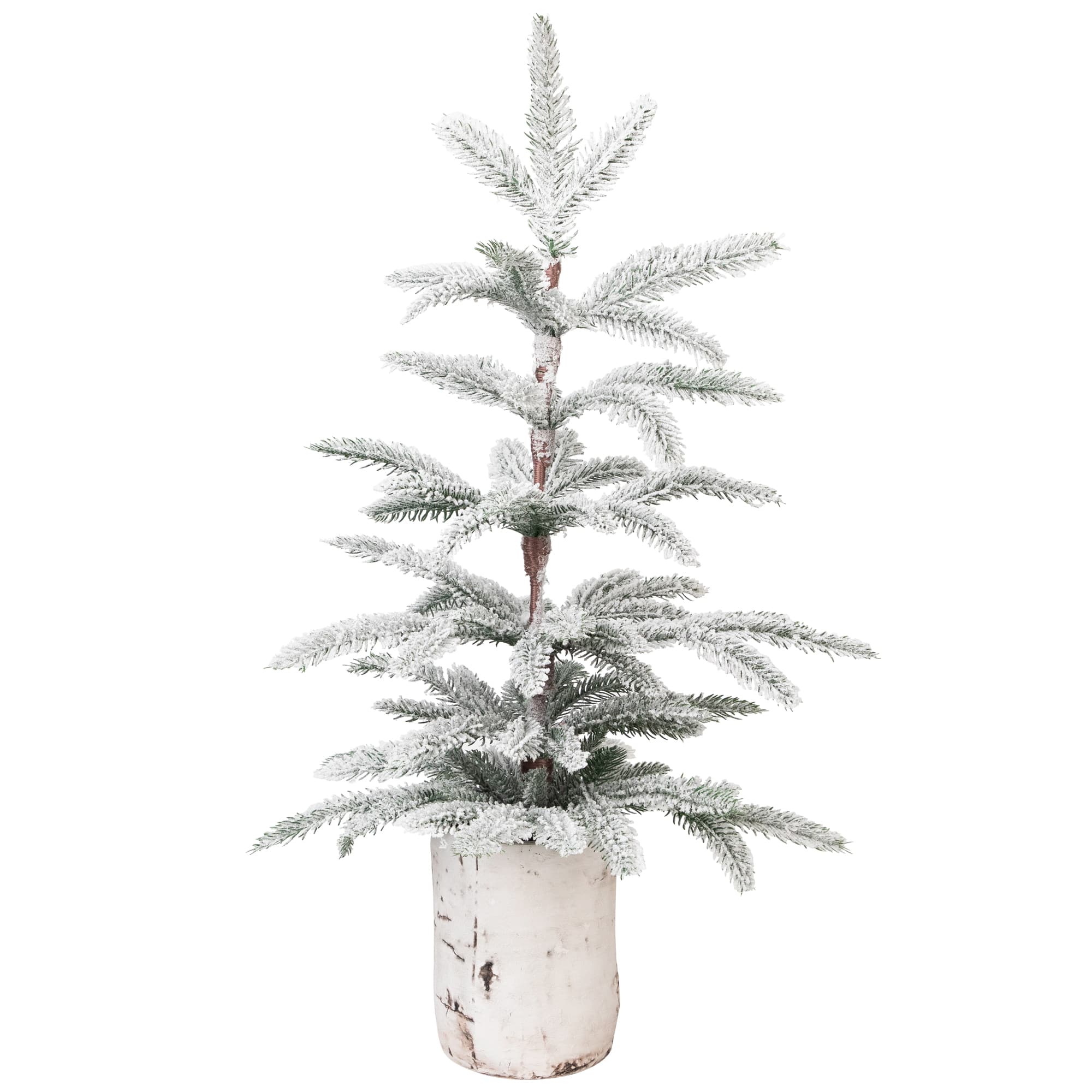 Northlight 24" Unlit Heavily Flocked Potted Spruce Artificial Christmas Tree | Michaels®