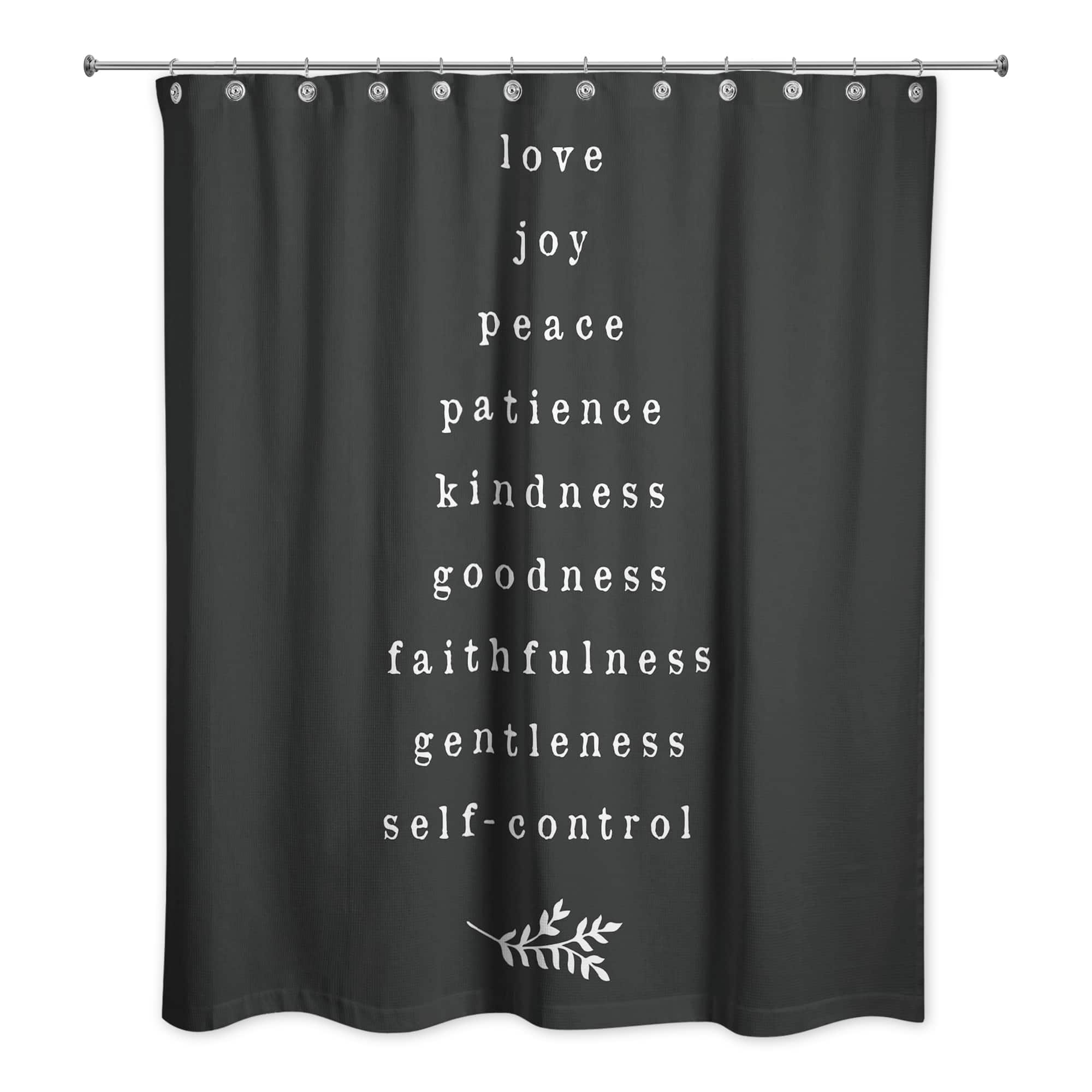 Fruits of the Spirit 71" x 74" Shower Curtain