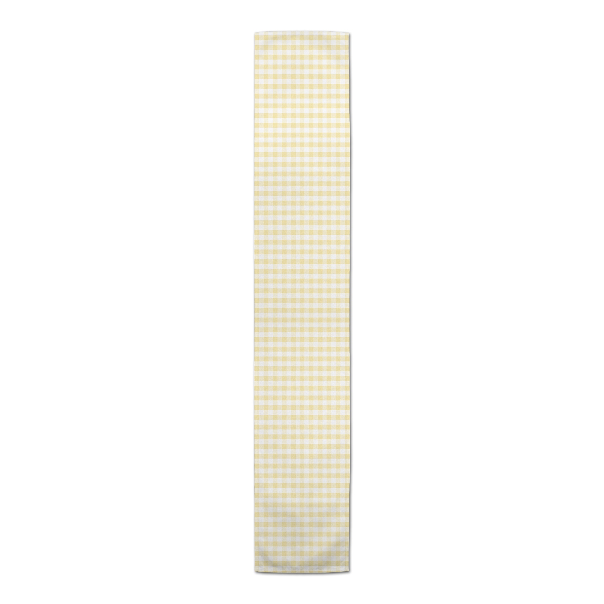 Yellow Buffalo Check 16" x 90" Cotton Twill Runner