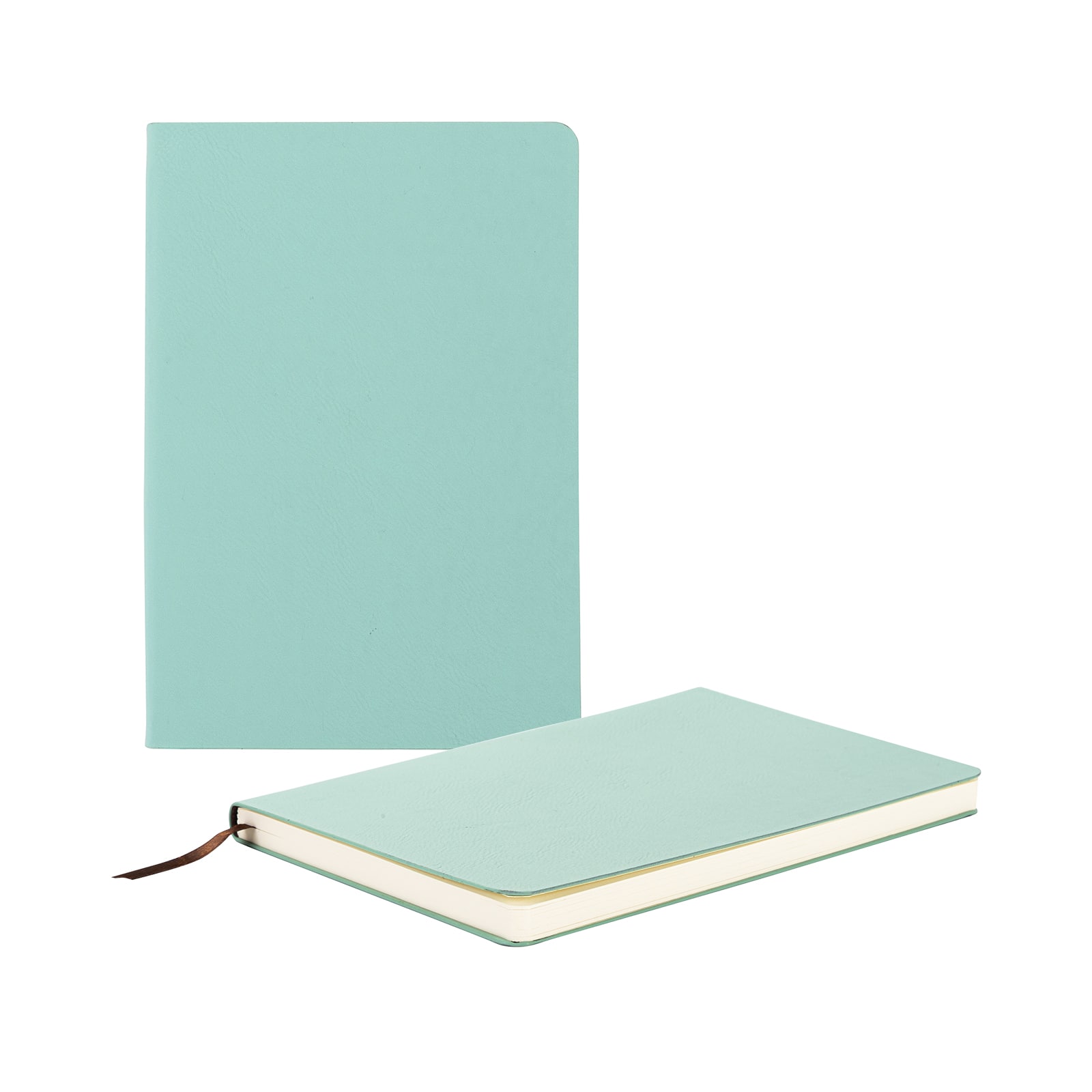 Craft Express Teal Engraving Faux Leather Notebooks, 2ct.