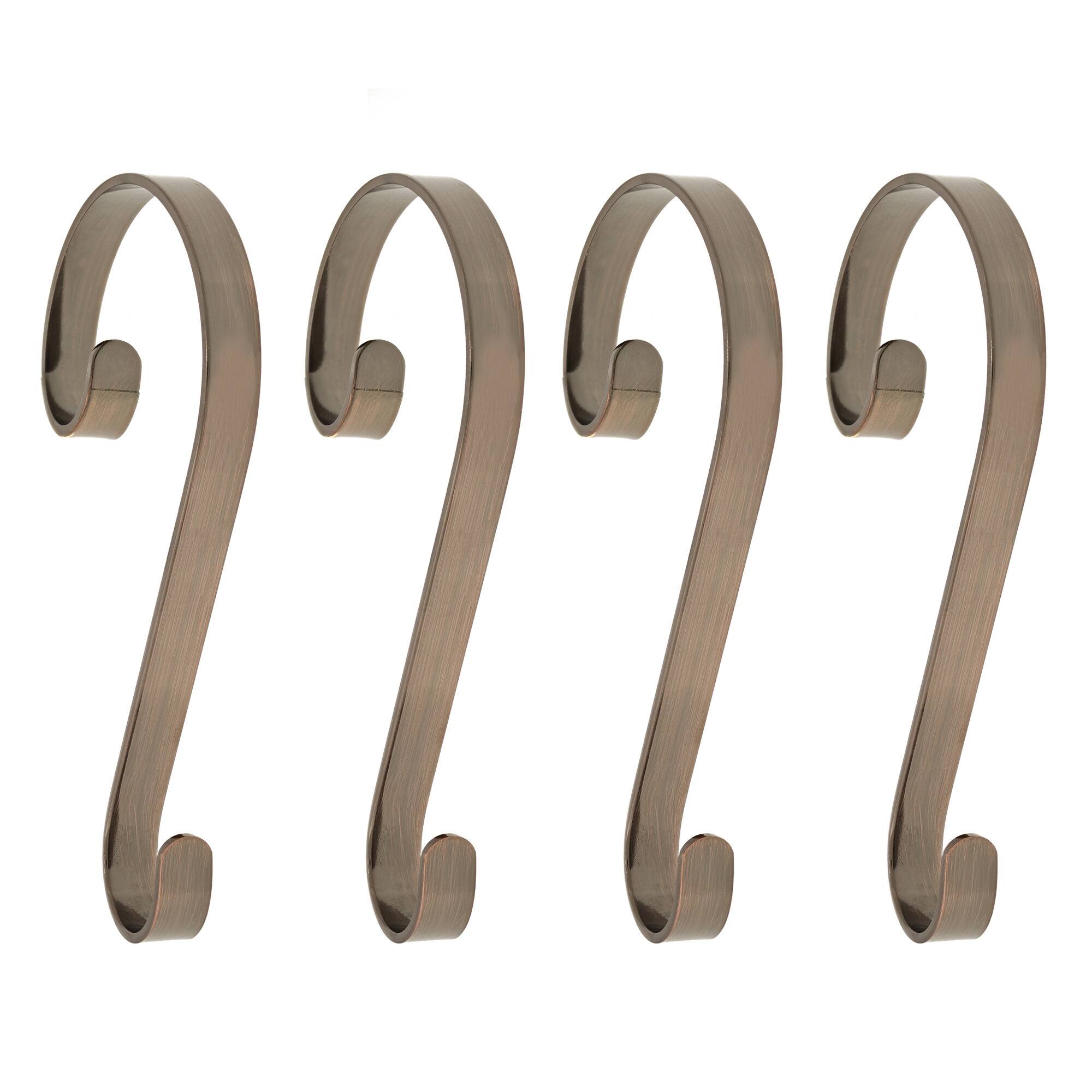 Haute Decor Stocking Scroll® Oil-Rubbed Bronze Stocking Holders, 4ct.