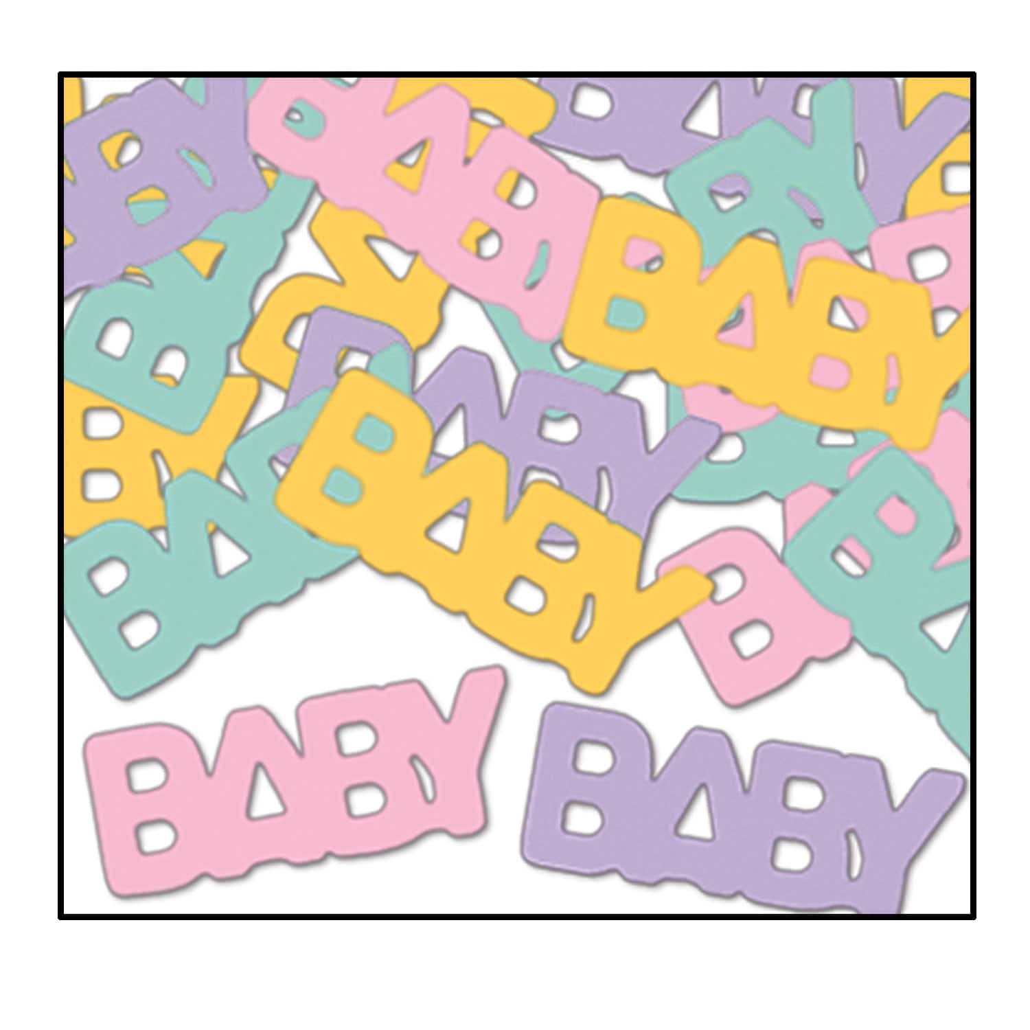 Beistle 1/2oz. Baby Fanci-Fetti Packs, 3ct.