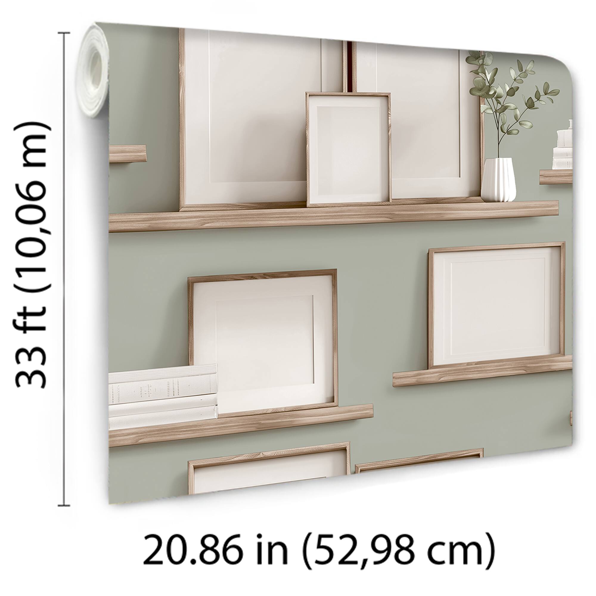 Designs Direct Frame Shelves Wallpaper