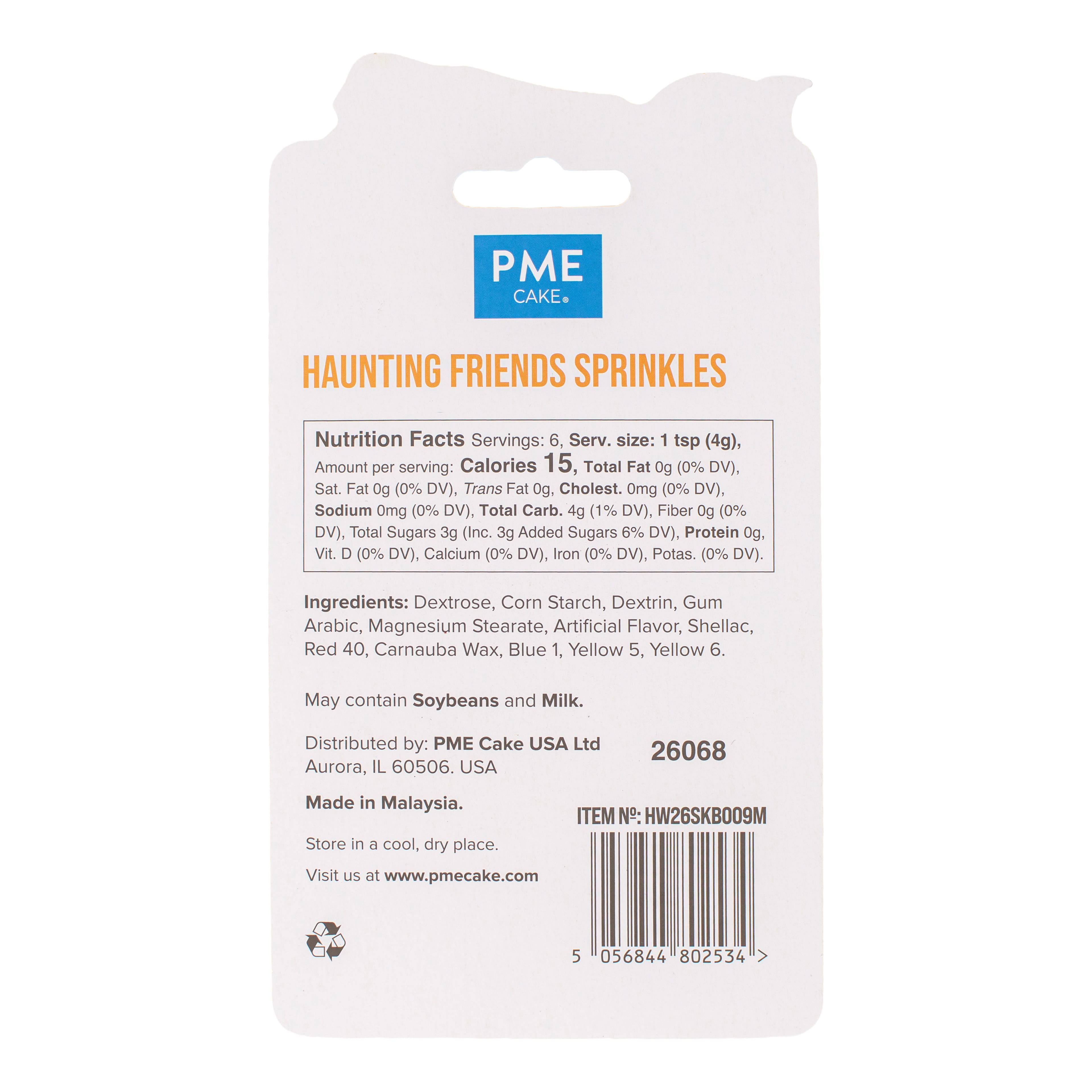 PME Cake Sweet Street® Haunting Friends Sprinkles