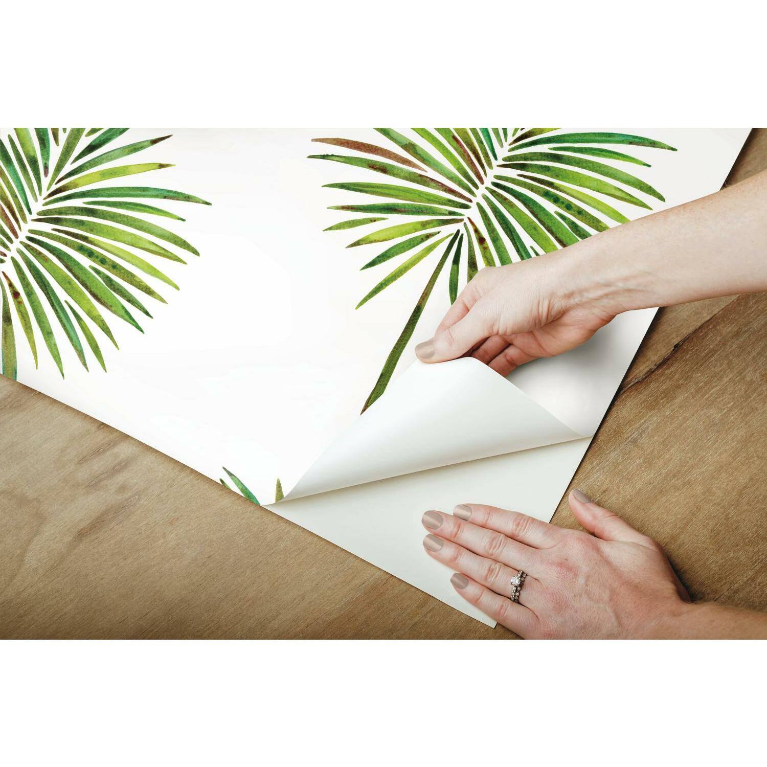 RoomMates Cat Coquillette Fun Fronds Peel & Stick Wallpaper