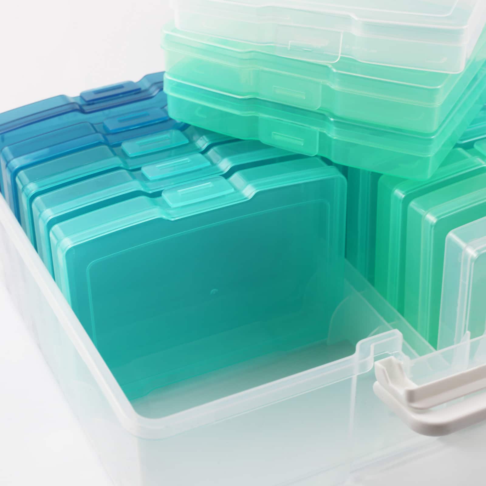 Blue Ombre Photo & Craft Keeper by Simply Tidy®