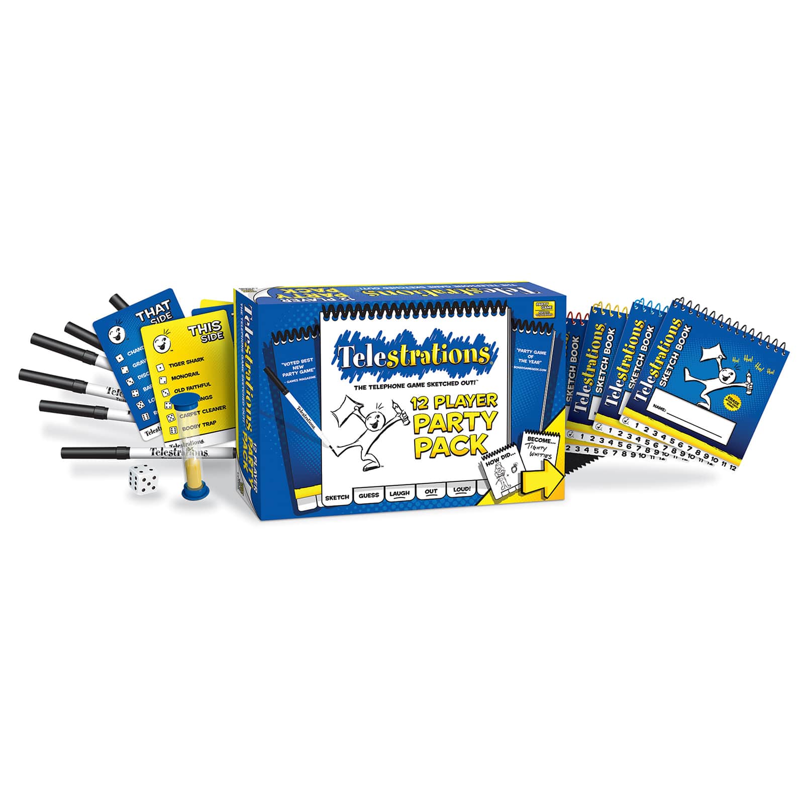 USAopoly Telestrations® 12 Player: The Party Pack