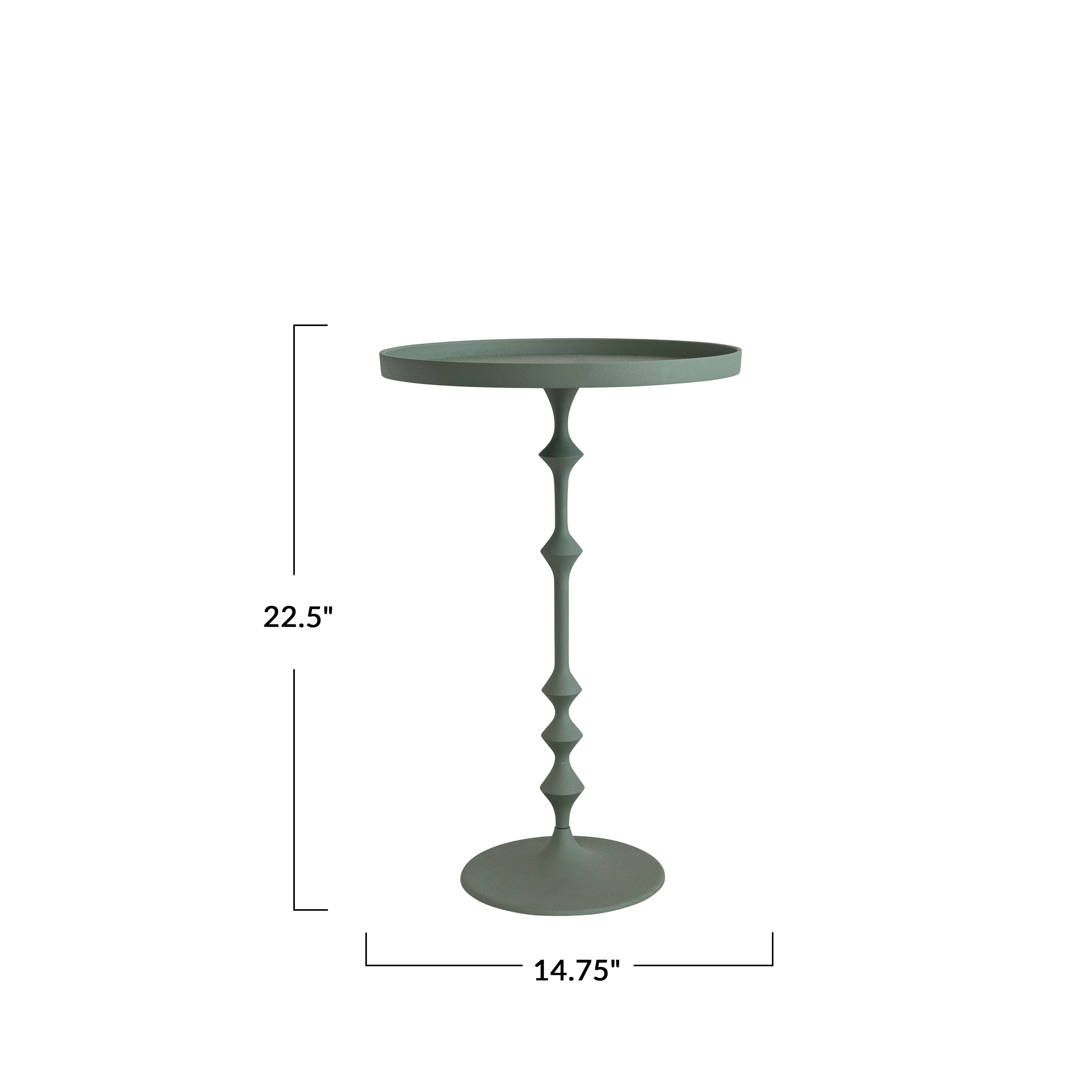 Hello Honey® 22.5" Sculptural Metal Side Table