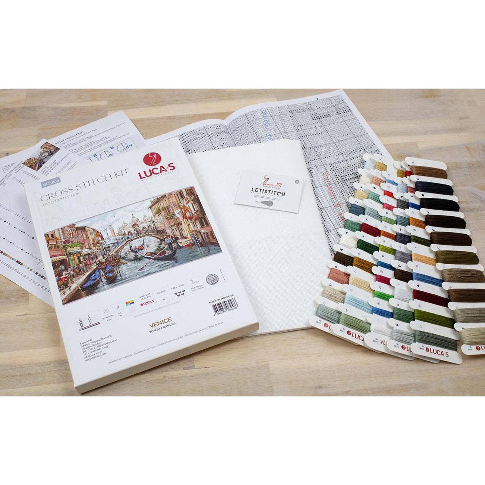 Luca-s Venice Counted Cross Stitch Kit