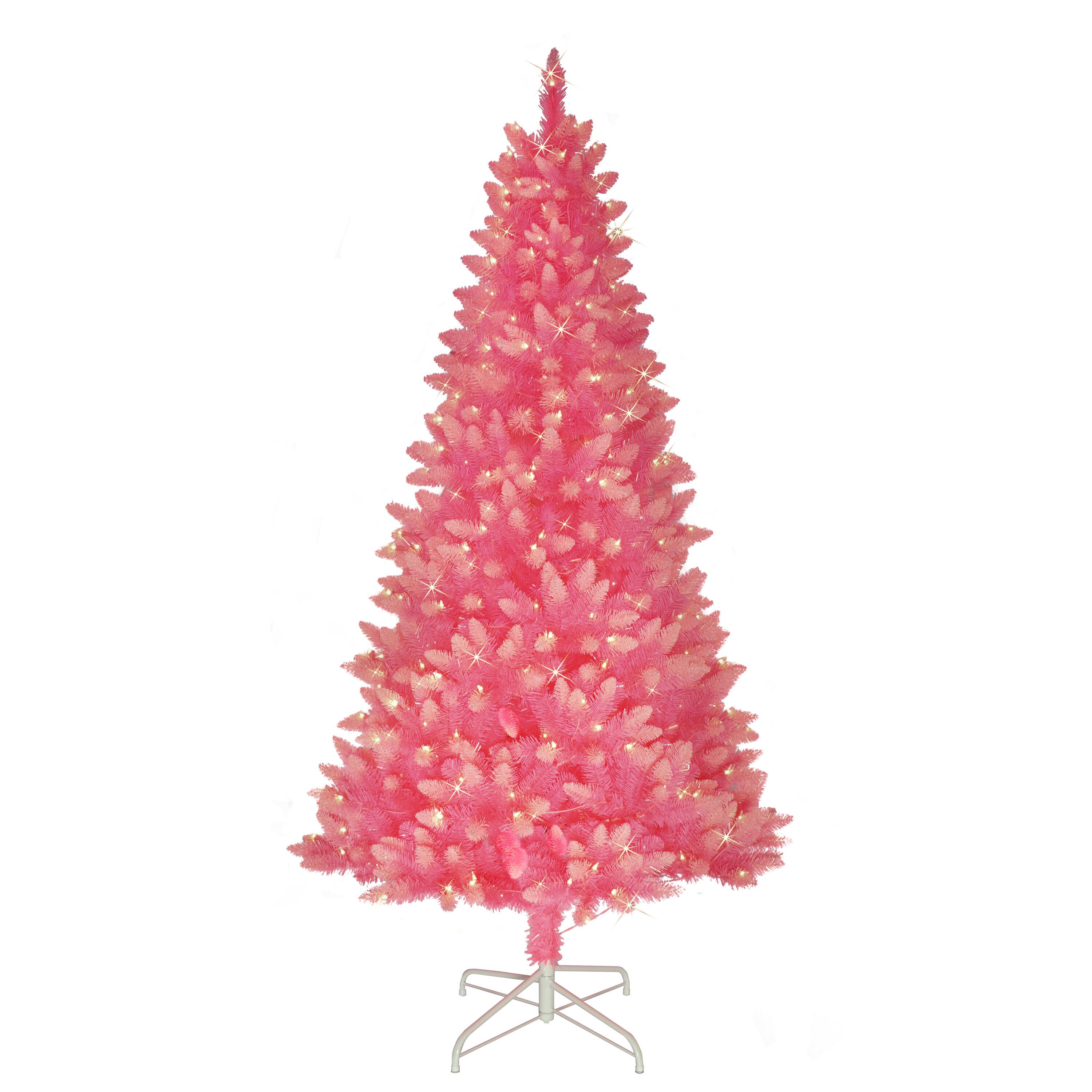 6.5ft. Pre-Lit Fashion Artificial Christmas Tree, Clear Lights